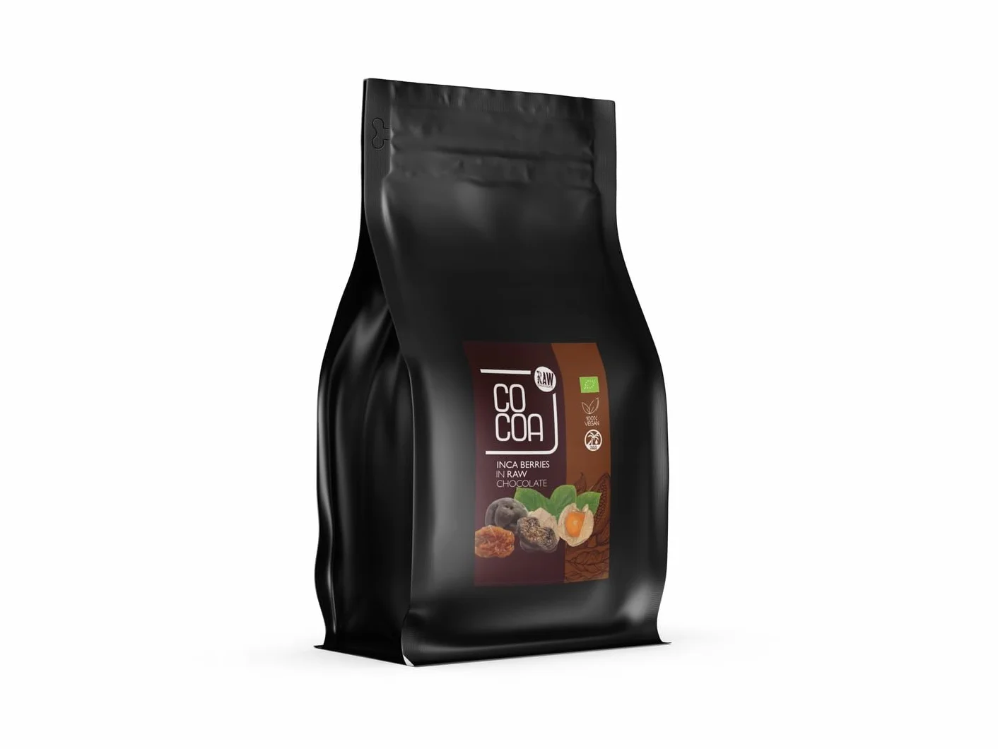 CO COA Jagody inkaskie w ciemnej czekoladzie BIO 500g Gorzka czekolada z surowego kakao