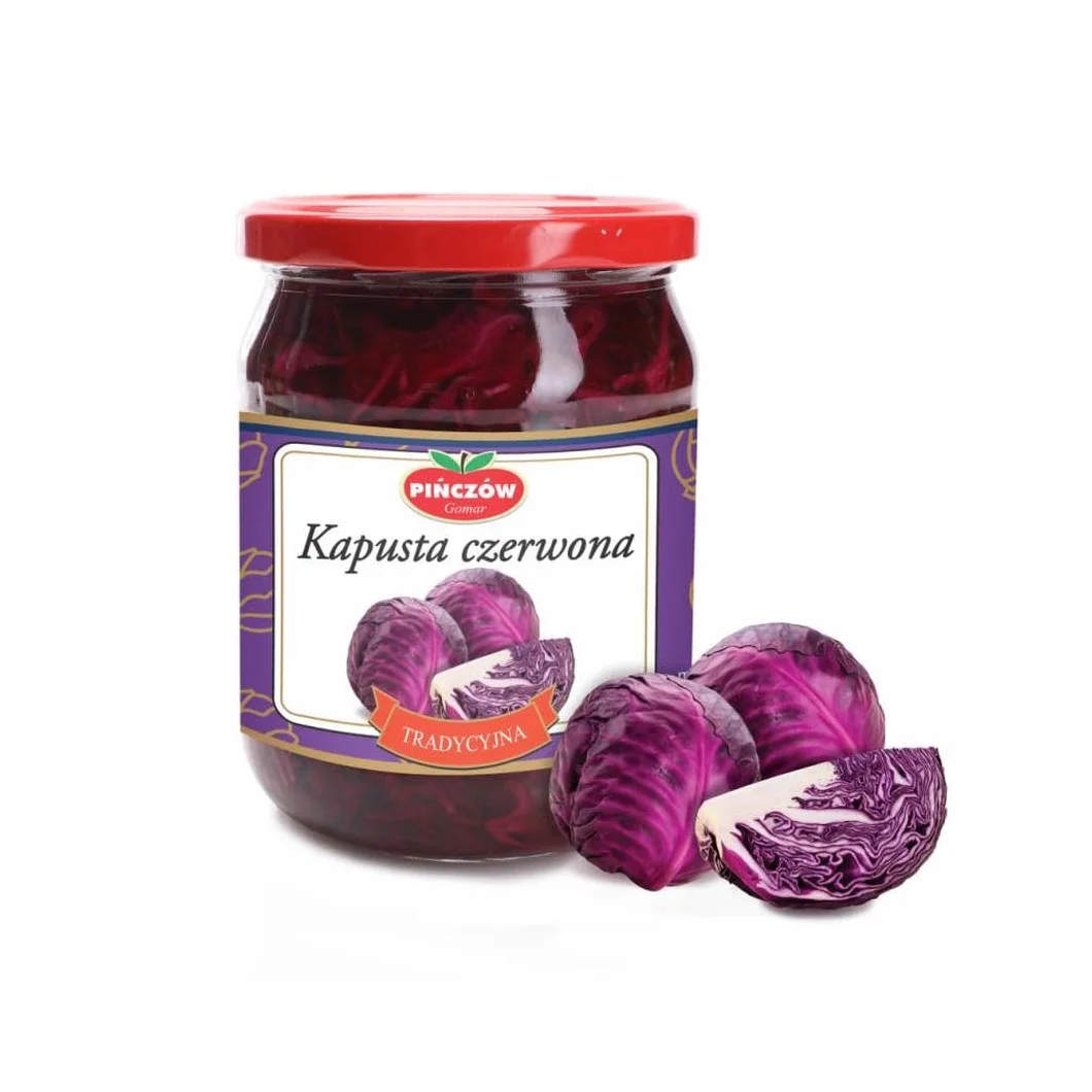 Kapusta czerwona tradycyjna GOMAR Pińczów 480g