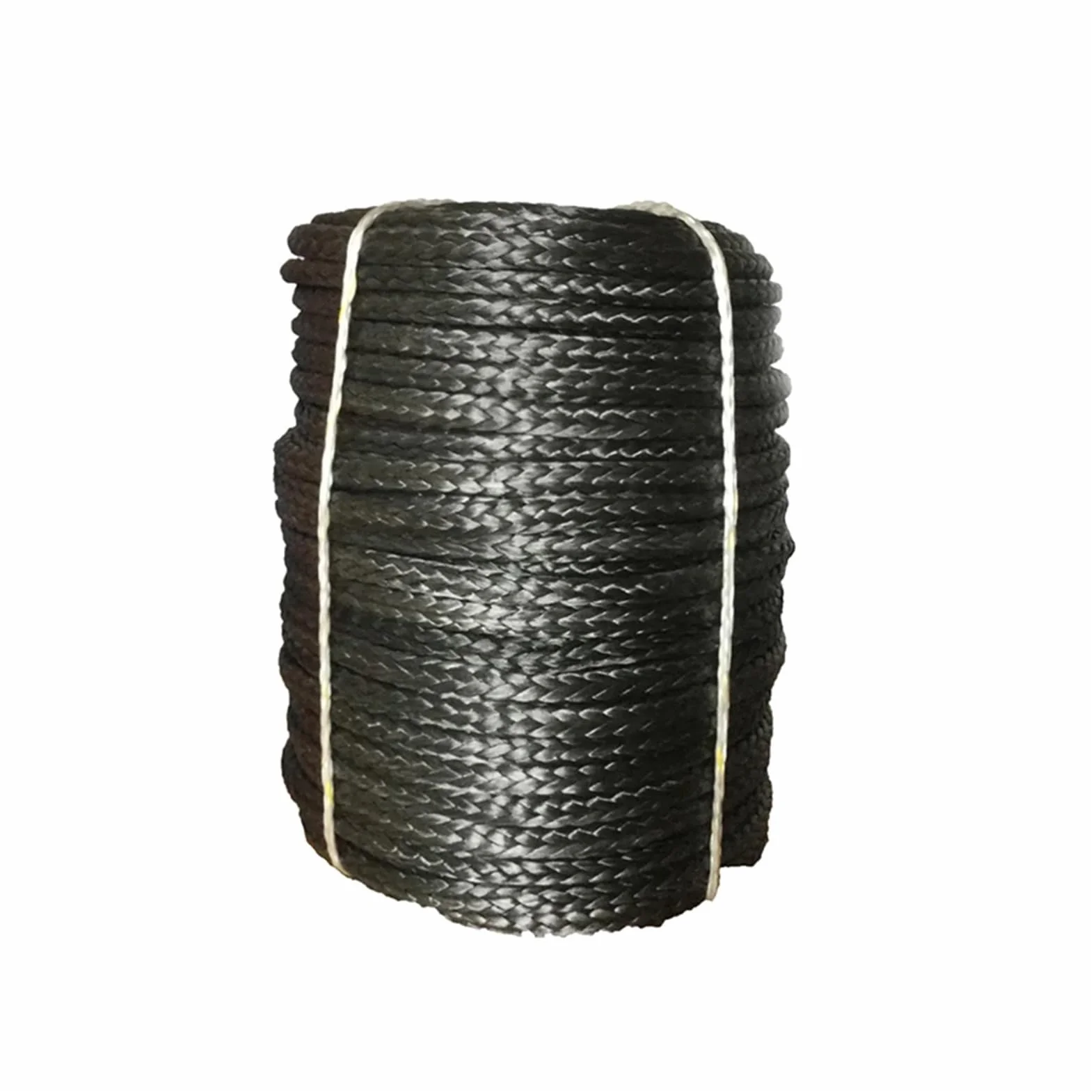 14 mm x 70 m syntetyczna lina holownicza do samochodów, wytrzymała, holowania pojazdów terenowych ATV UTV Duża pojemność(Black)