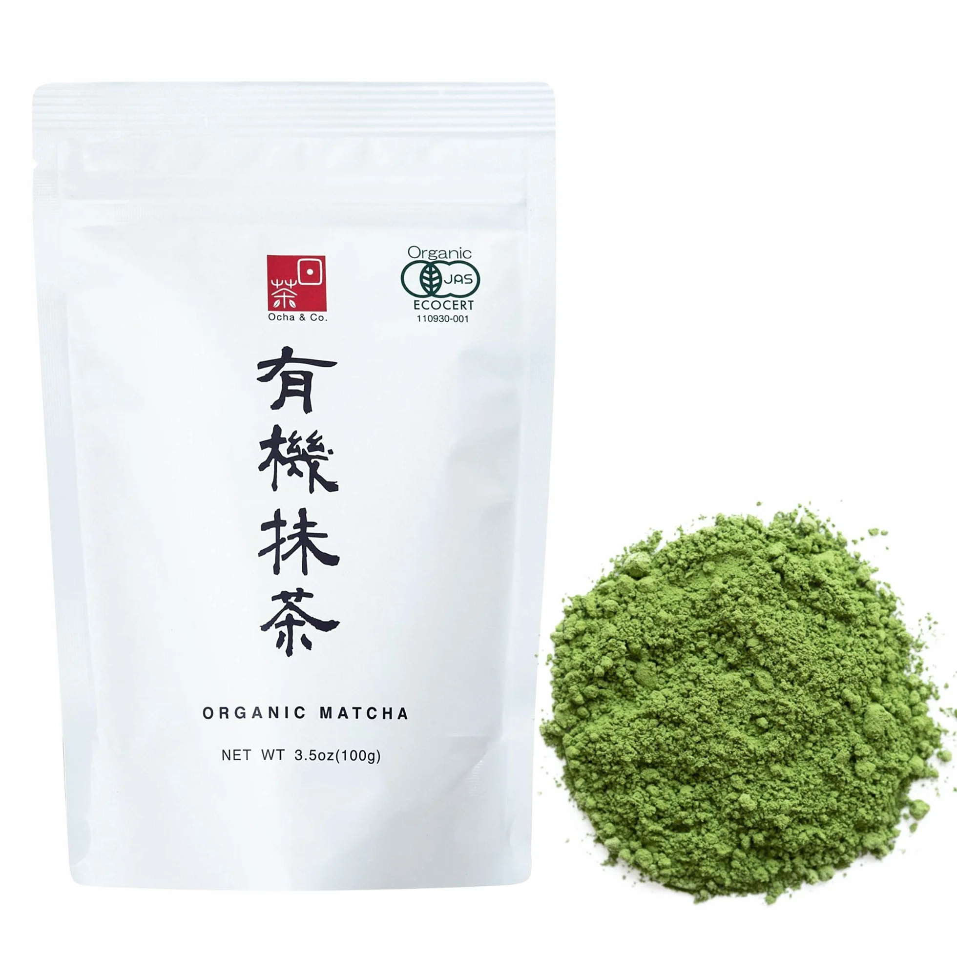 Ocha & Co. Japońska zielona herbata matcha w proszku, organiczna, 100 g