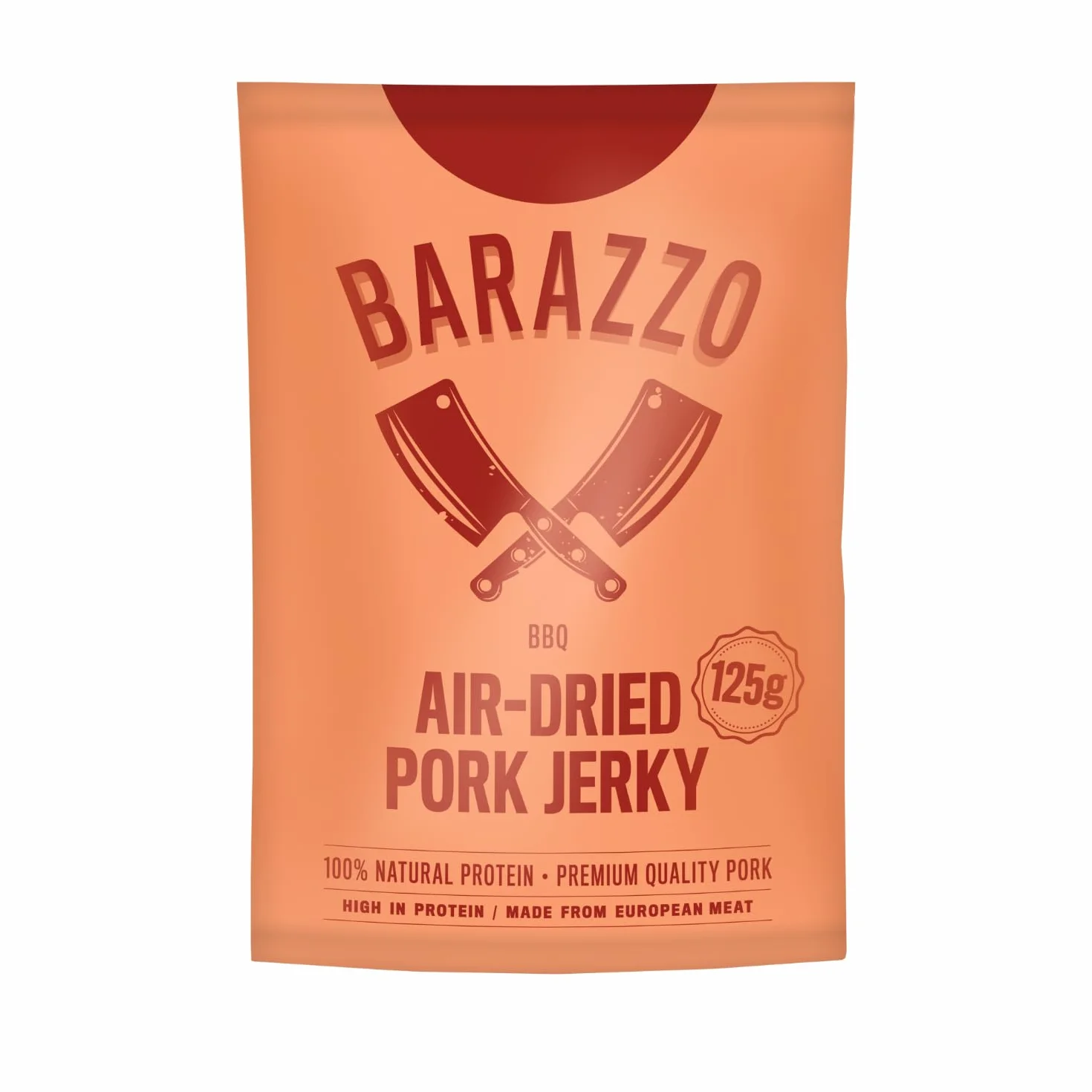 Barazzo Pork Jerky Barbecue 1 kg (2 x 500 g) Beef Jerky Biltong