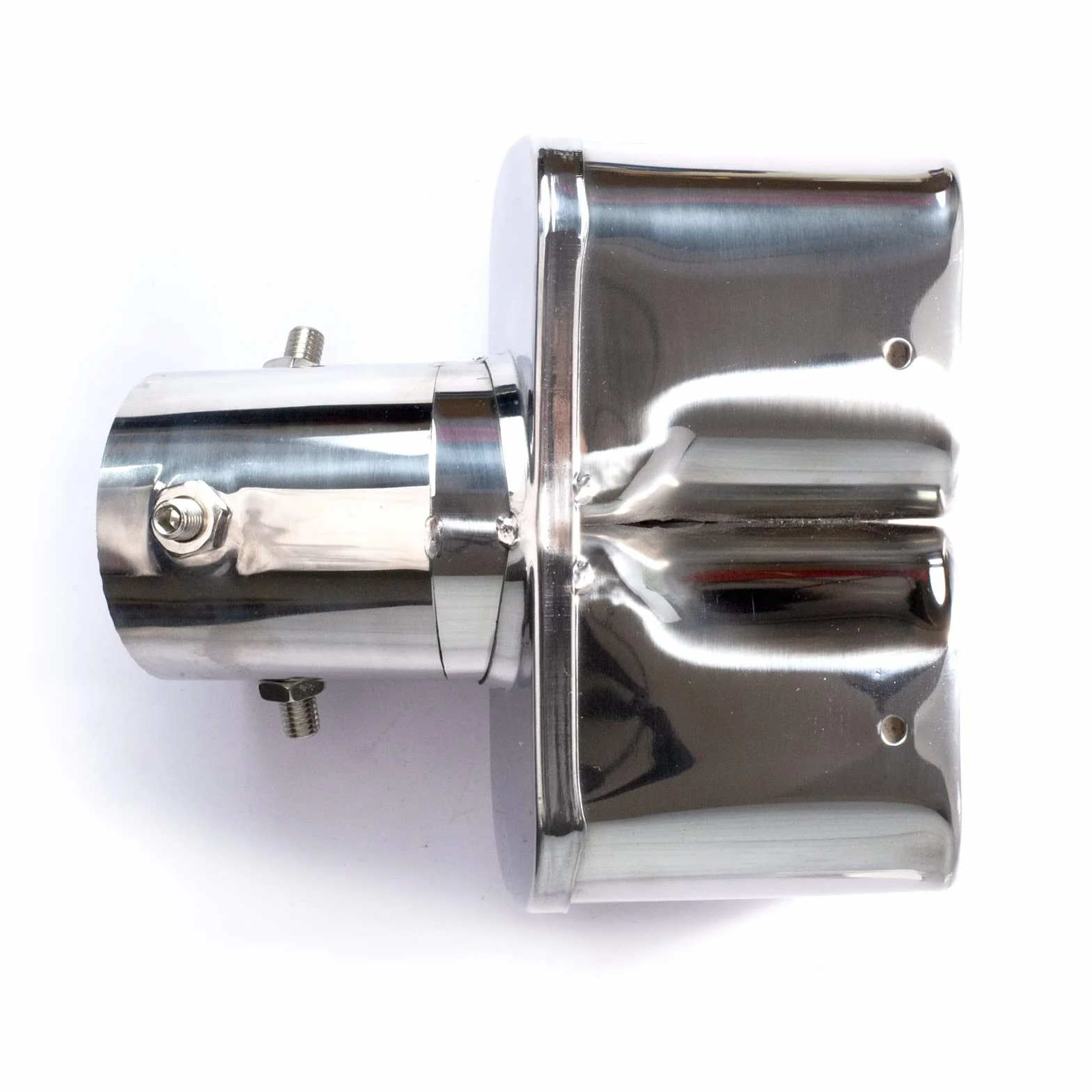 Końcówki wydechowe Tłumik ze stali nierdzewnej 62mm/2,36" Rura wydechowa samochodu Podwójny wylot Kwadratowy otwór Rura końcowa Pasuje do rury 38-60mm/1,5"-2,36" (Jasne srebro, 1,5"-2,36")