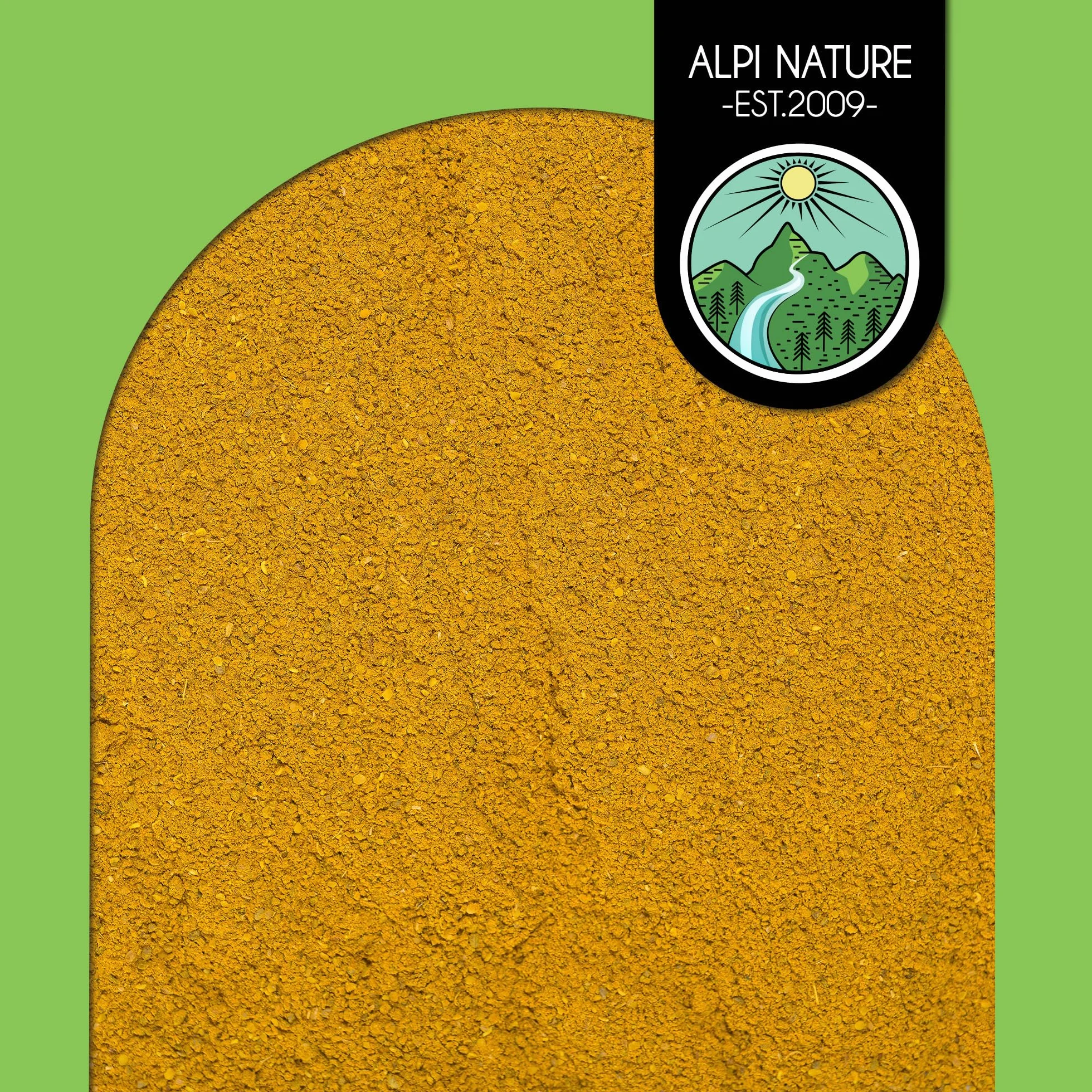 Alpi Nature Łagodny Proszek Curry 250g Bez Soli Przyprawy Indyjskie