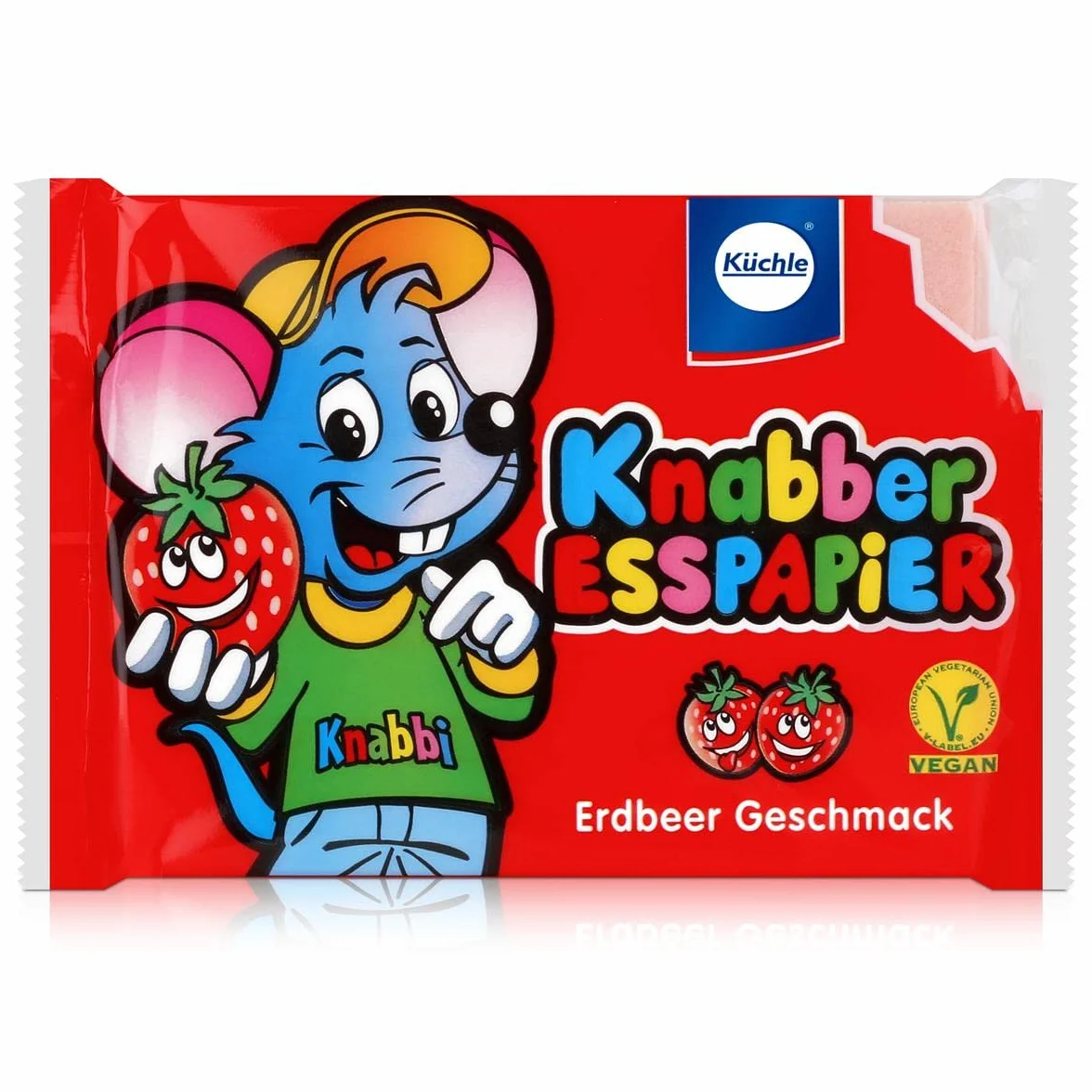 Küchle Knabber papier jadalny 4-kolorowy 100 g różne smaki