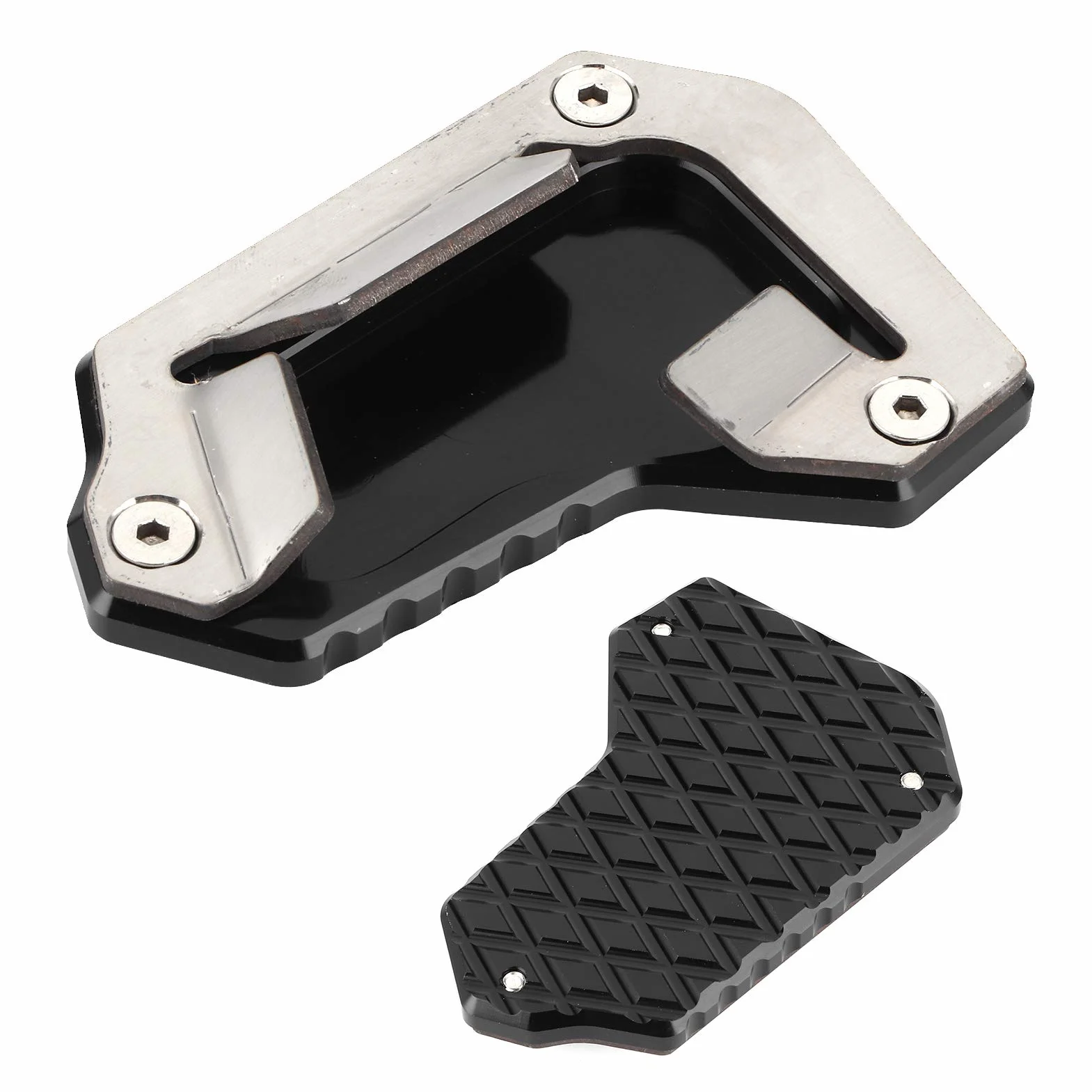 Qiilu Ständer Extension Pad Seitenständer Vergrößerer Tiger 1200 EXPLORER 2016-2017