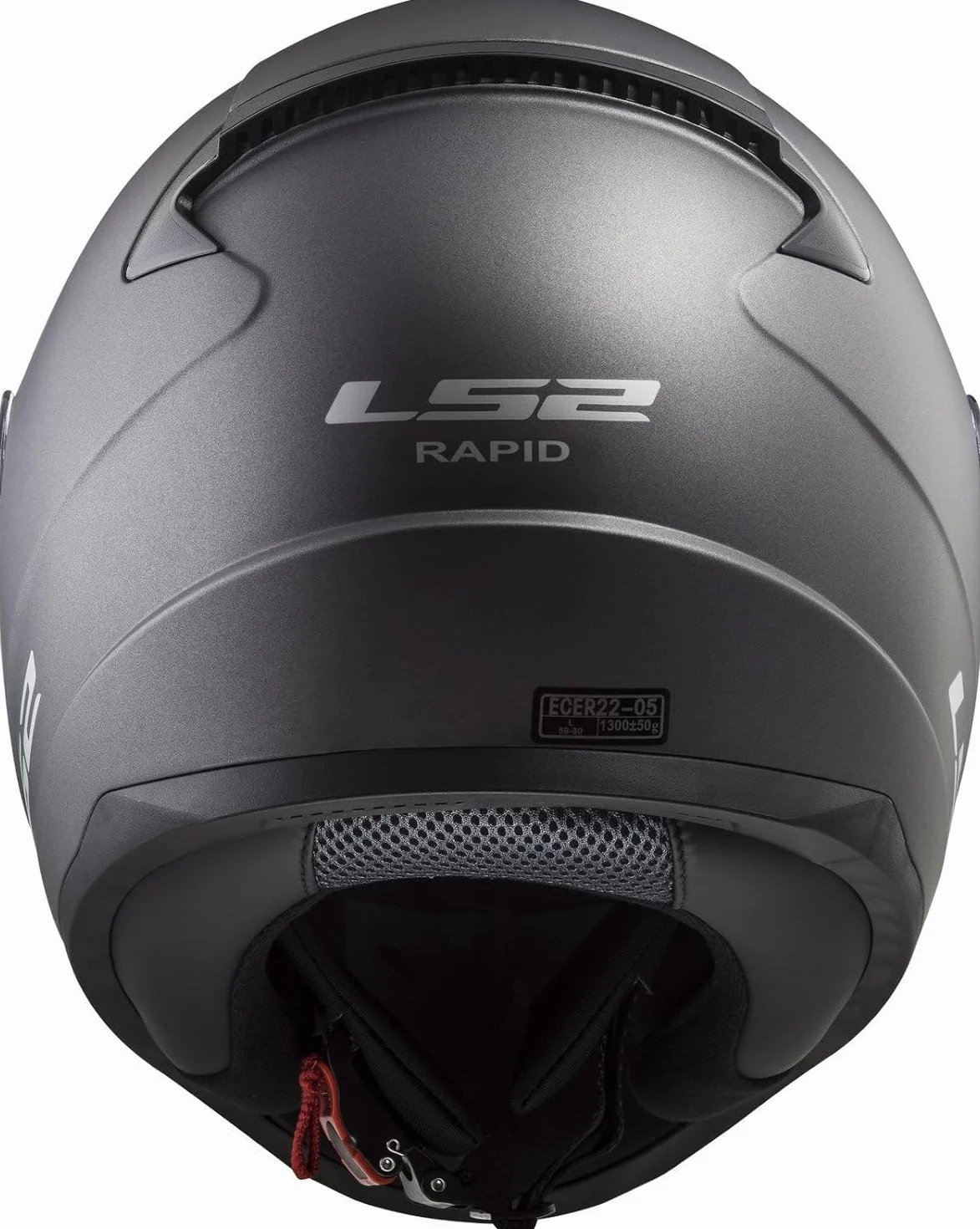 LS2, pełny kask motocyklowy Rapid, mat titanium, XL