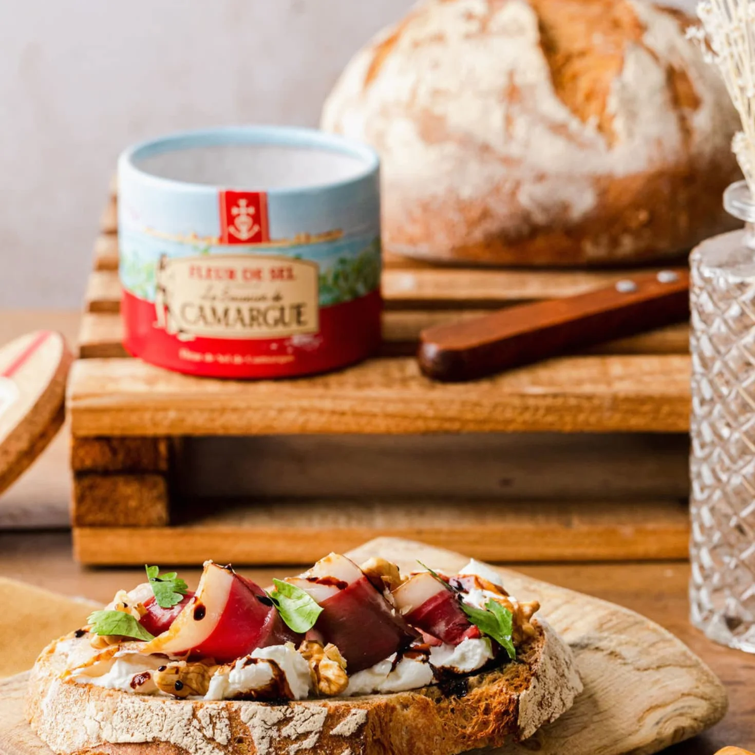 Le Saunier de Camargue Fleur De Sel w puszce 1 kg, sól morska z południowej Francji