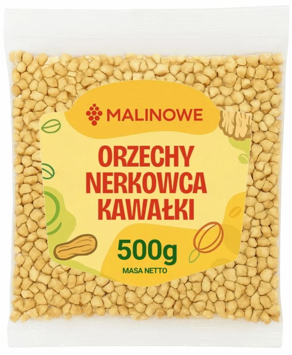 Orzechy nerkowca kawałki 500g Naturalne