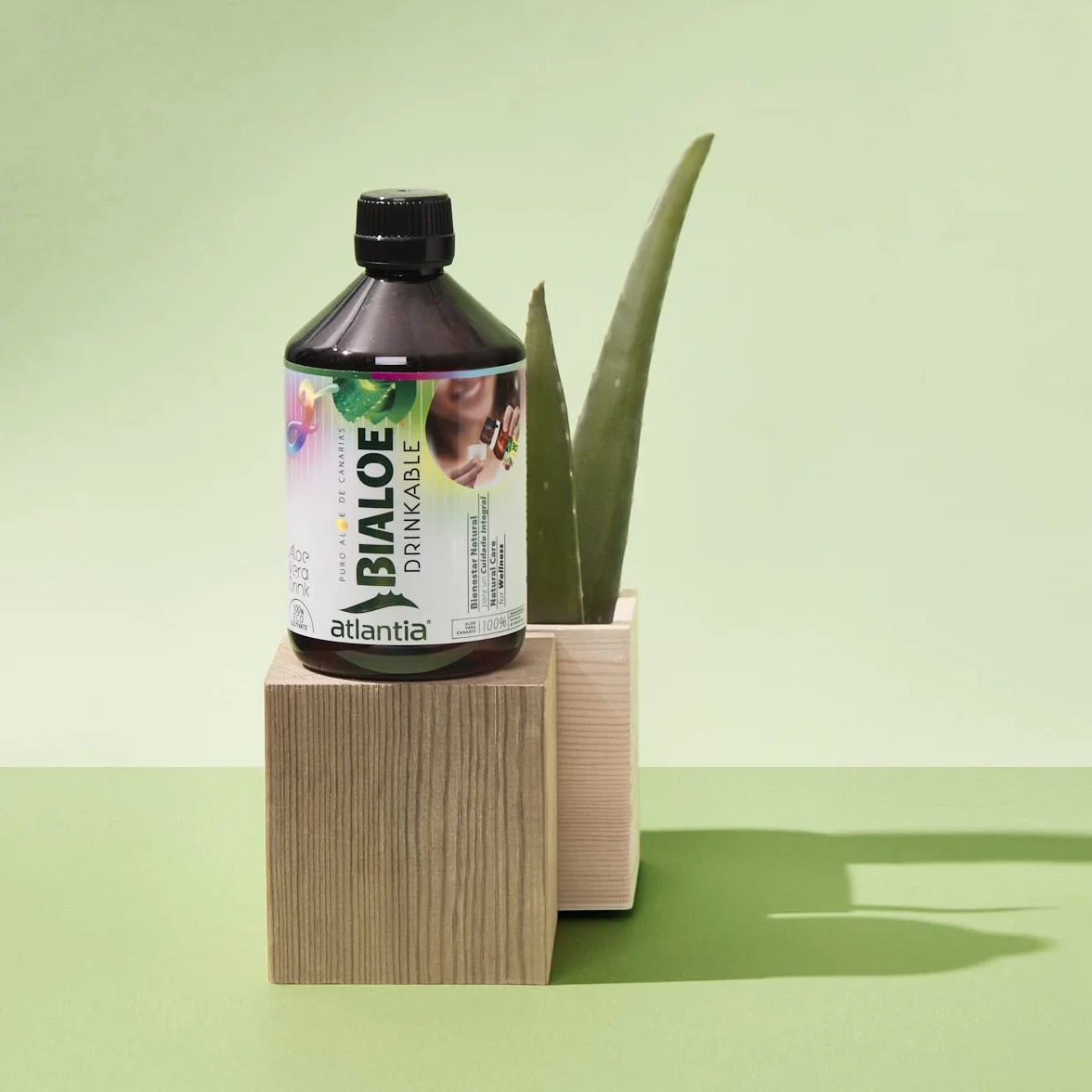 Atlantia Aloe Bialoe Aloe Vera Juice Drink, Made With Pure Aloe Vera Juice, 100% Recyclable Packaging 500ml