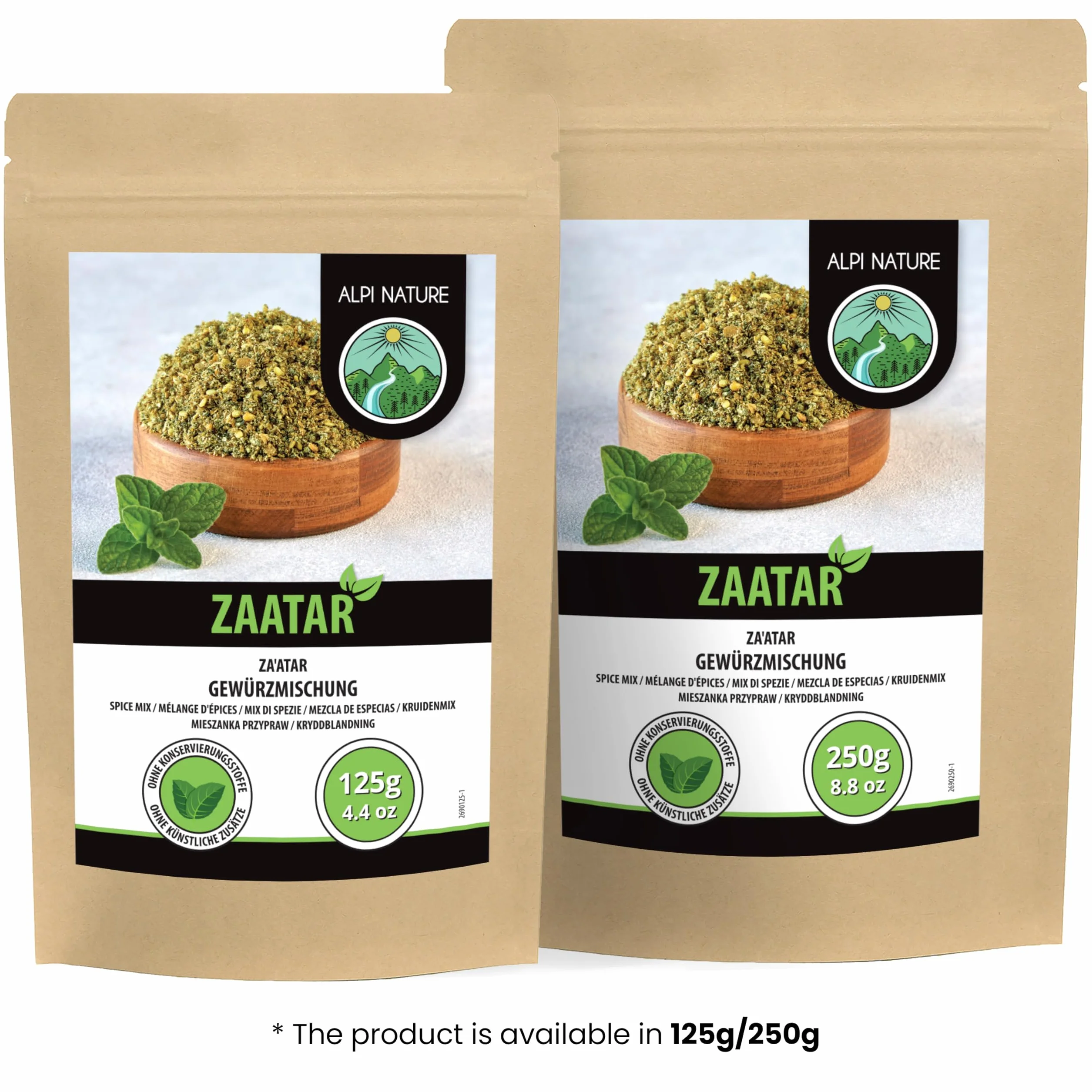Alpi Nature Przyprawa Zaatar 250g, Mieszanka Przypraw Zaatar, Libańska Mieszanka Za’atar