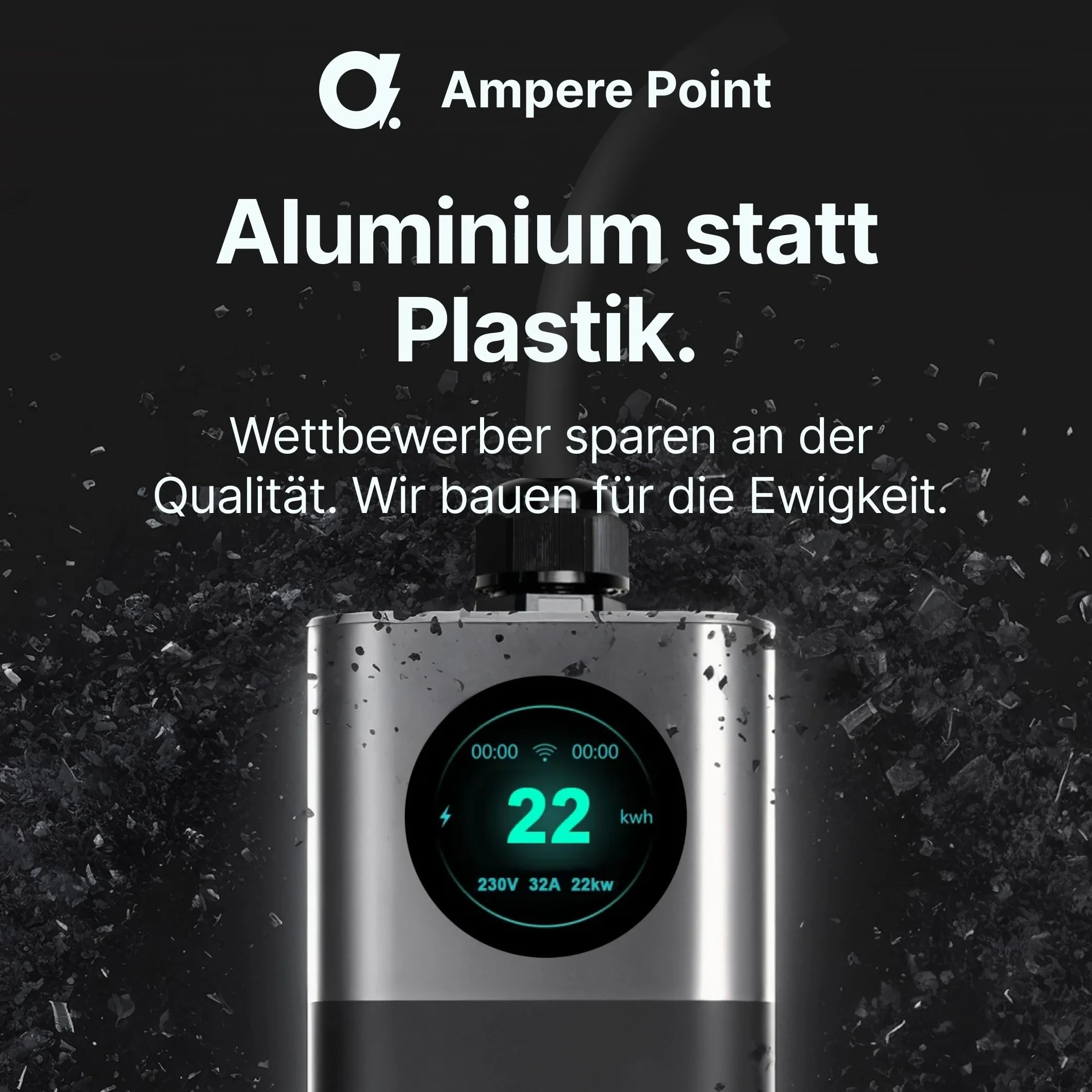 Ampere Point Przenośna Stacja Ładowania Typ 2 32A 22kW