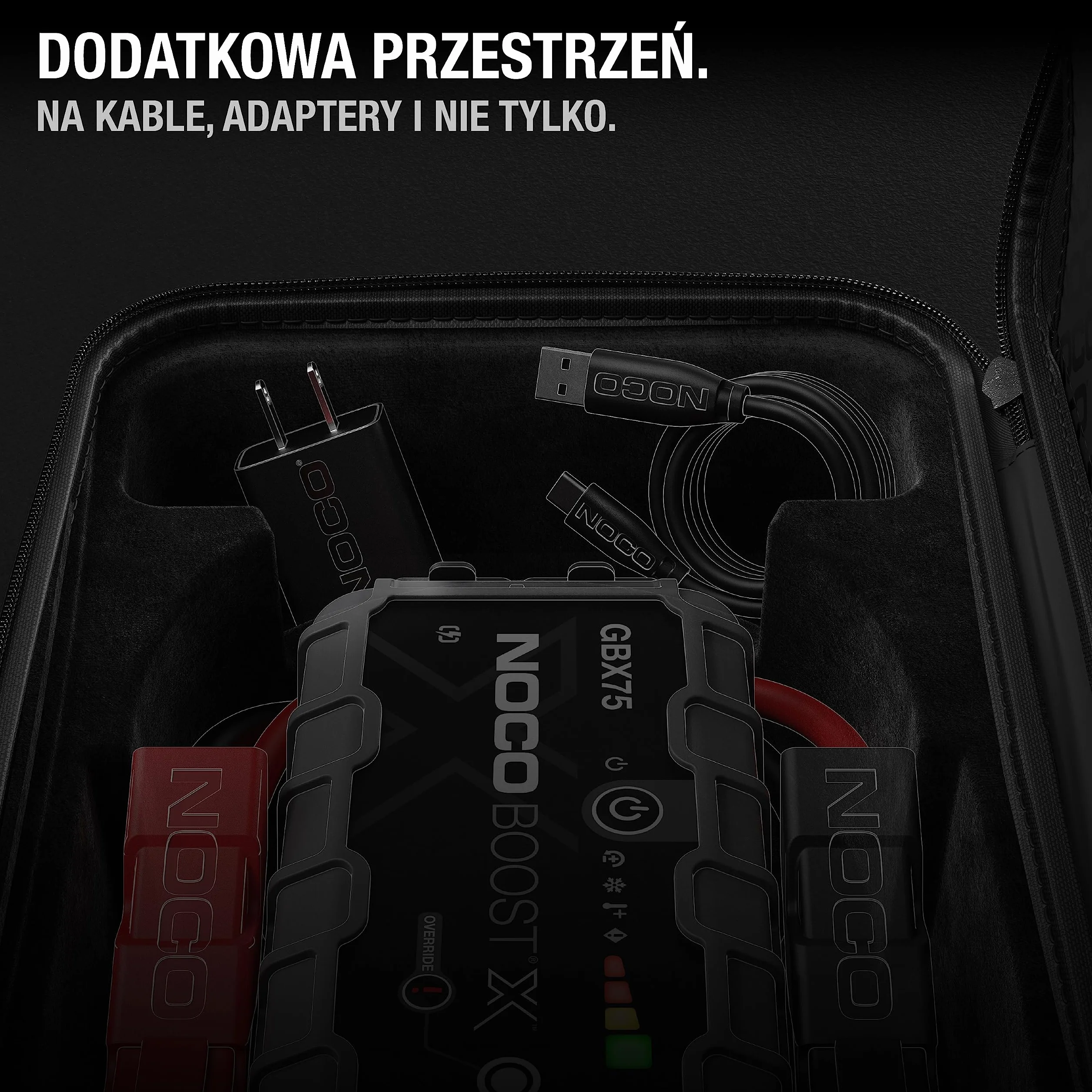 NOCO GBC103 Boost X EVA Etui ochronne na urządzenia rozruchowe GBX75 UltraSafe Lithium Jump Starter