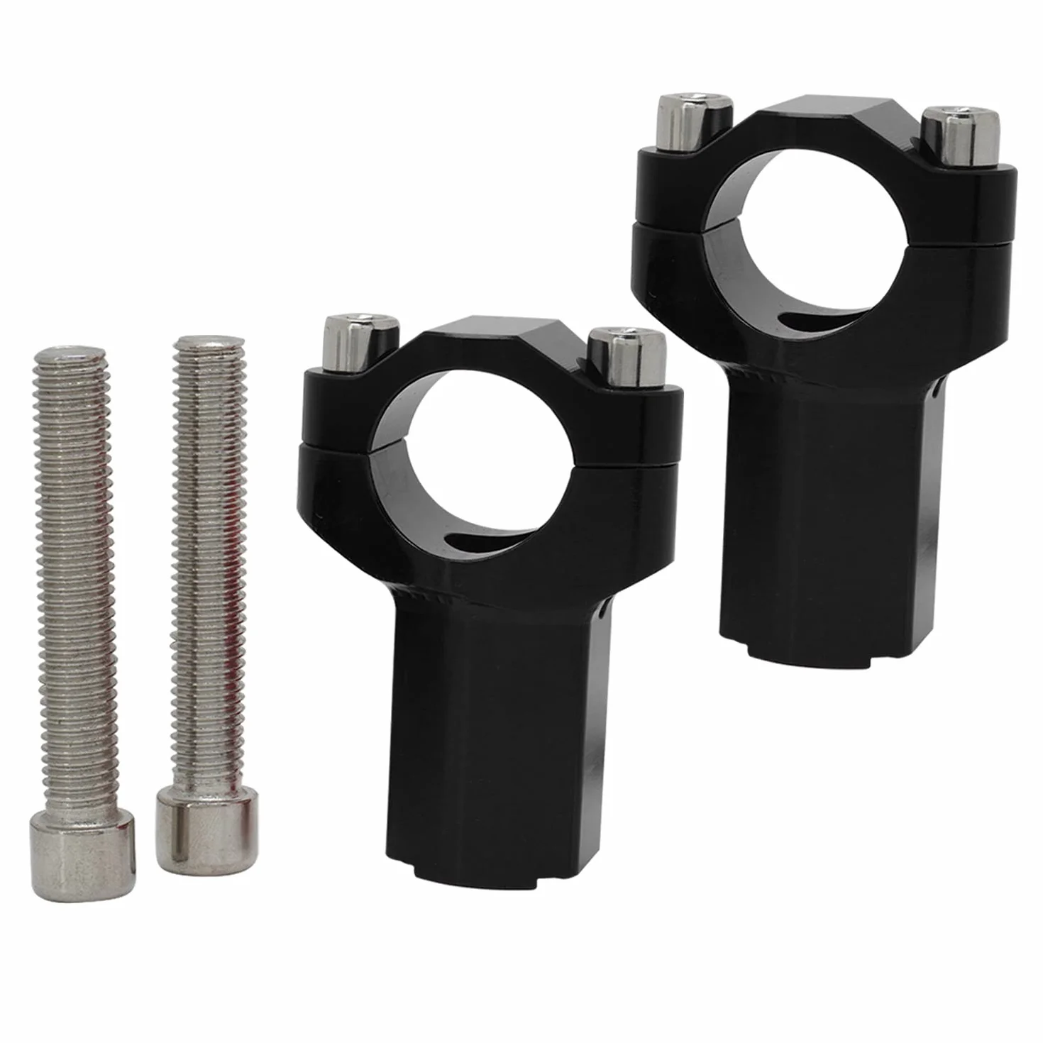 JFG RACING Risers na kierownicę motocykla 28 mm, zaciski na kierownicę CNC, zaciski do kierownicy 125-530 SX SX-F EXC XCW XCFW EXCF-czarne