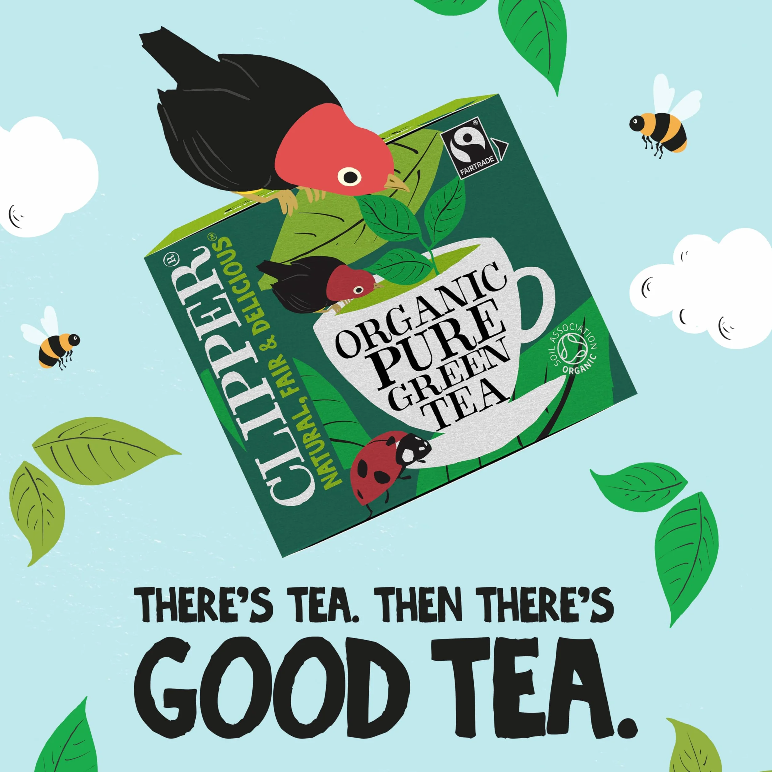 Clipper Fairtrade Pure Green Tea 80 torebek