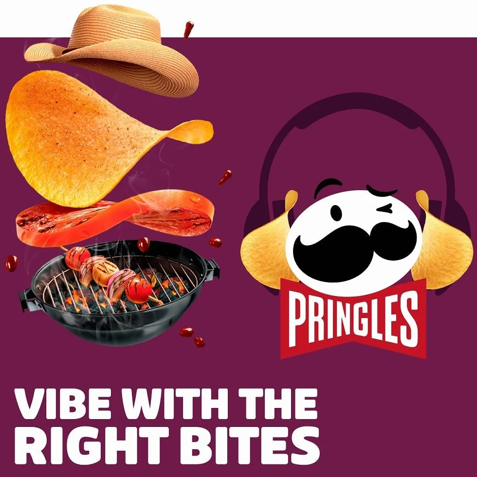 Pringles Texas BBQ Chipsy ziemniaczane 40 g opakowanie 12 sztuk