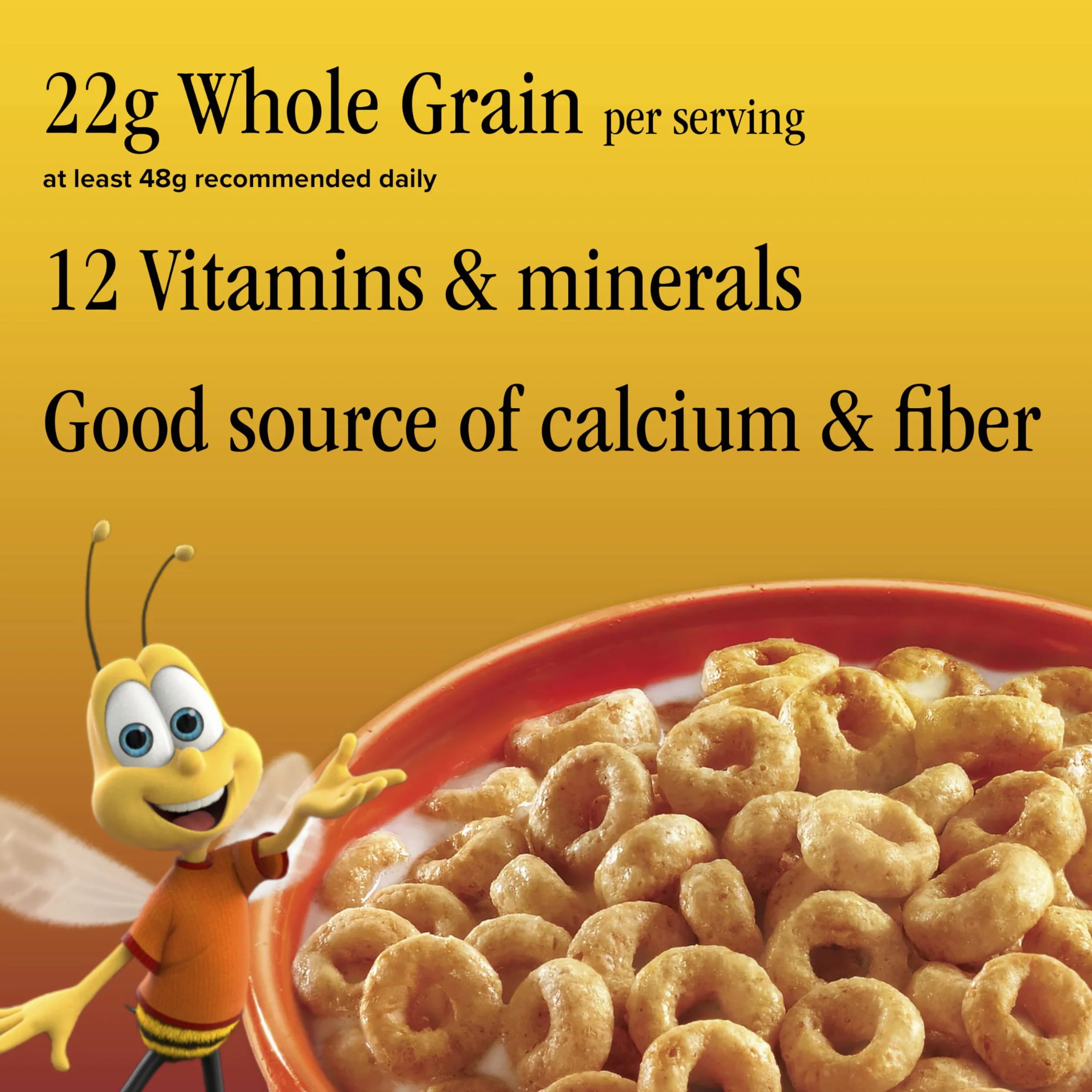 Honey Nut Cheerios Cereal, Limited Edition Happy Heart Shapes, Heart Healthy Cereal With Whole Grain Oats, 10.8 oz