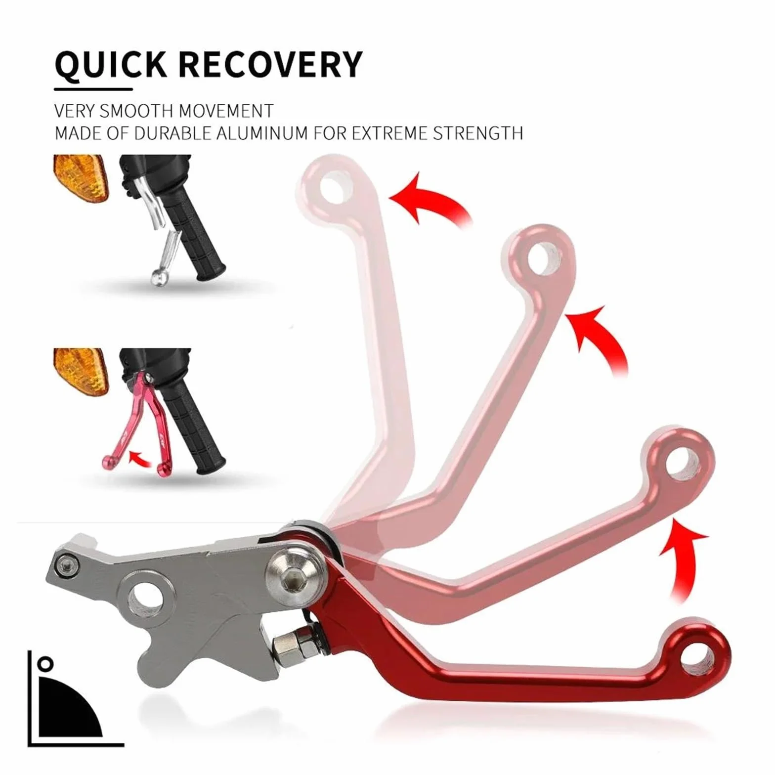 Dźwignia sprzęgła hamulca motocykl HONDA CRF300L 2022 CNC Pit DirtBike Pivot Składane Dźwignie Hamulca I Sprzęgła uchwyt sprzęgła (A pair gray)
