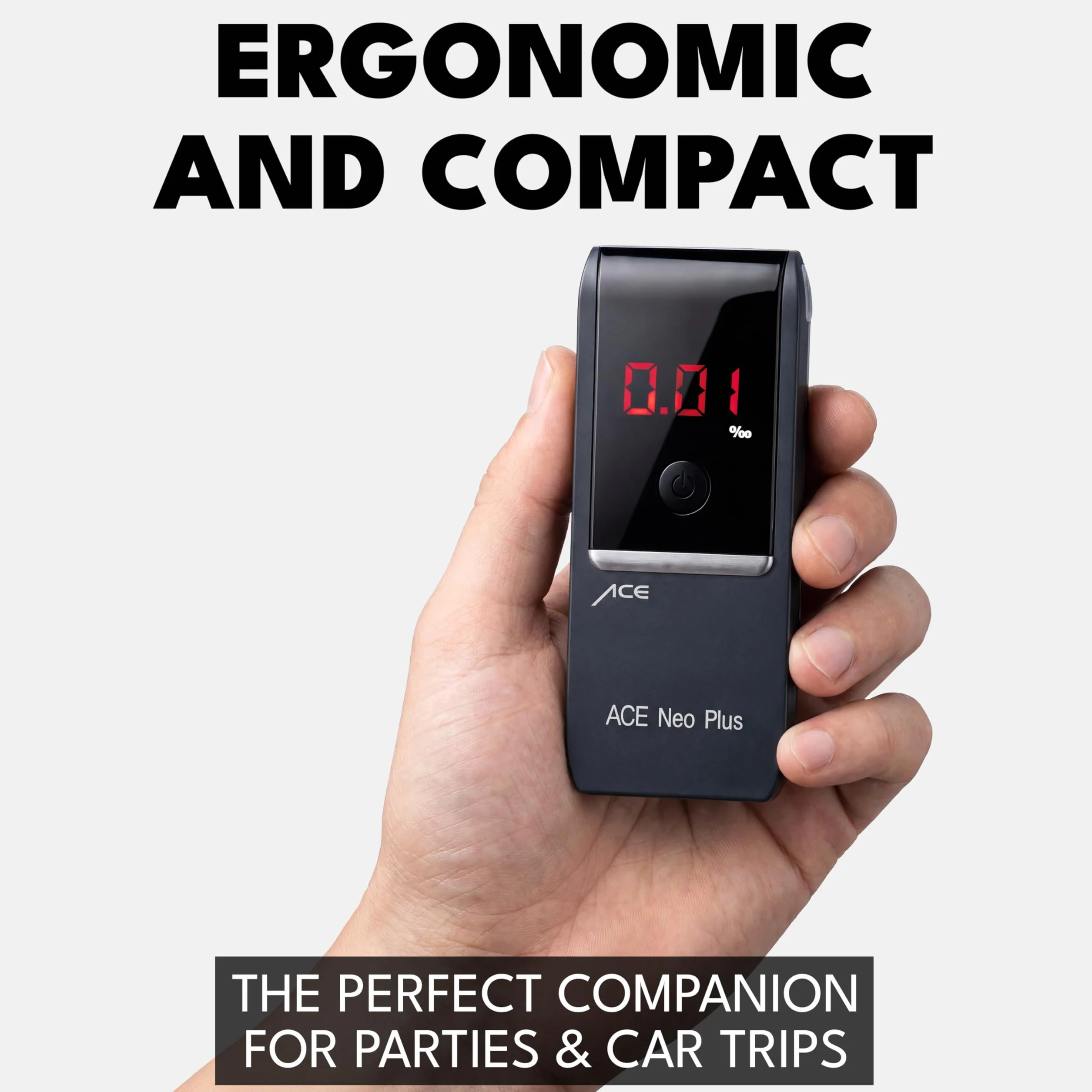 ACE 100051 Alkomat Neo, dokładność pomiaru 95,70%, granatowy
