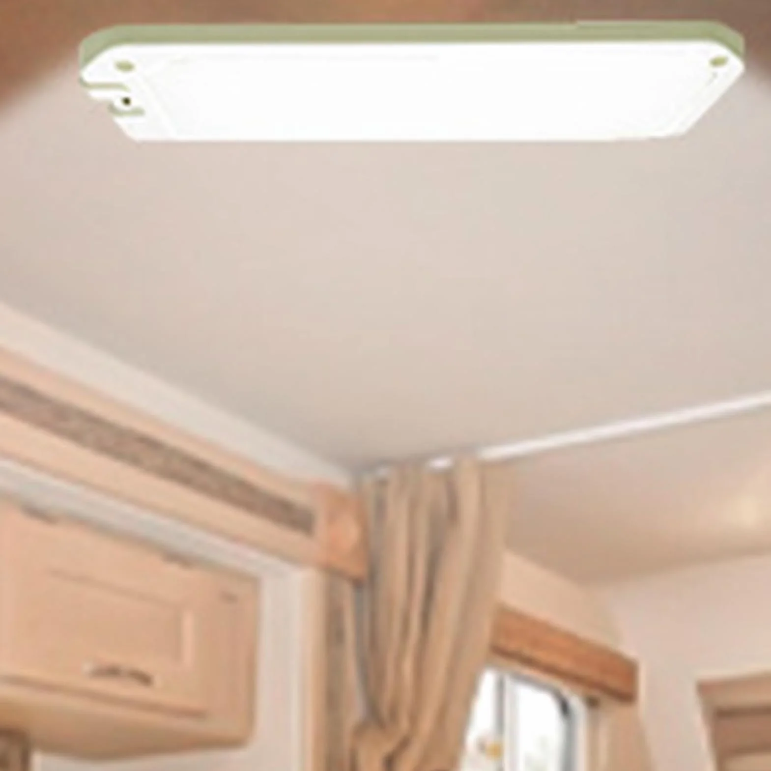 Światło sufitowe LED RV, światło wewnętrzne RV,RV Wewnętrzny mocowanie sufitowe LED LED | Ochrona wzroku trójkolorowa miękka lampa oświetlenia do podróży, biwakowania