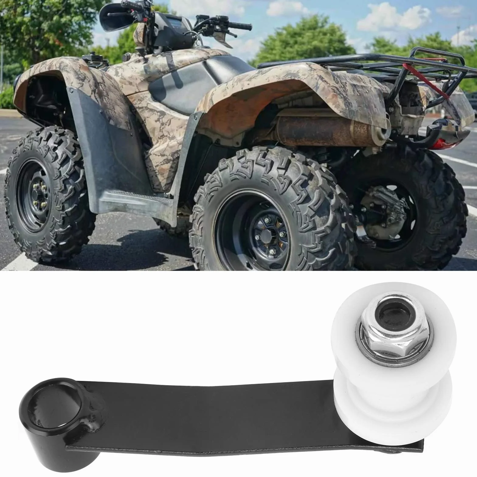 Prowadnica łańcucha Rolka Napinacza z Tuleją Sprężynową ATV Prowadnica łańcucha Sprężyna Napinacza łańcucha do Akcesoriów Motocyklowych ATV Dirt Bike