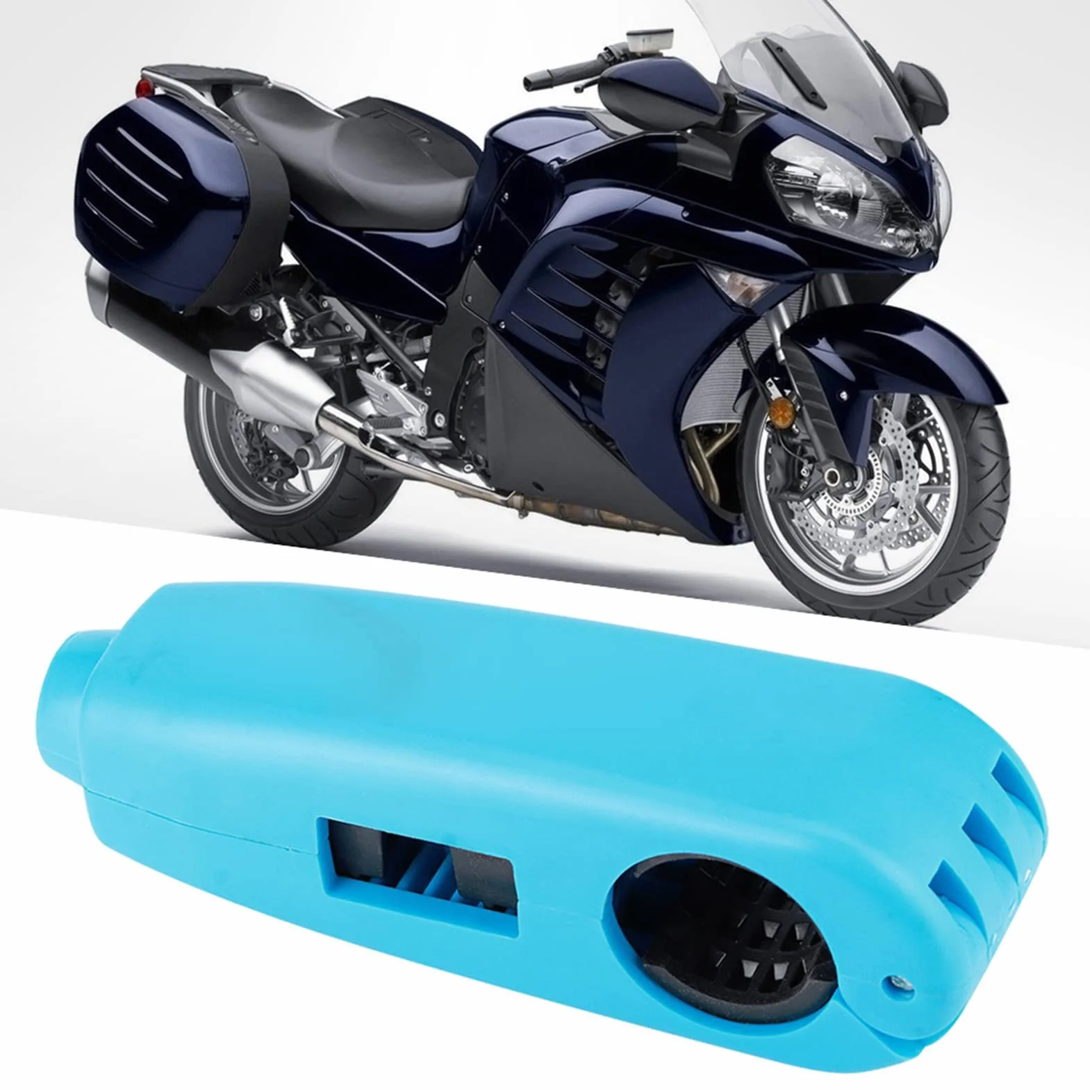 Praktyczny zamek na kierownicę z manetką gazową, z zabezpieczeniem przed kradzieżą,uchwyt motocyklowy