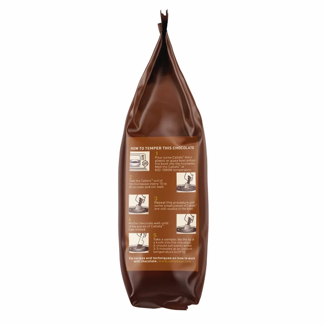 CALLEBAUT Receipe No. 823 - koperta Callets, Vollmich czekolada, 33,6% kakao, 1 x 400 g