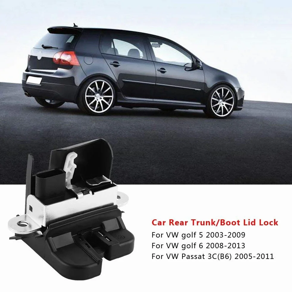 EBTOOLS do vw touran boot lock do zamka samochodowego do silnika męskiego golf 6 napęd bagażnika blokada drzwi tylnej klapy tylnej klapy, blokada zatrzasku tylnej klapy bagażnika