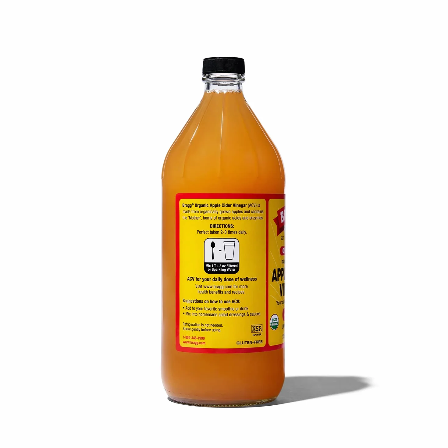 Bragg Ocet jabłkowy 946 ml x 3 opakowania Saver Deal