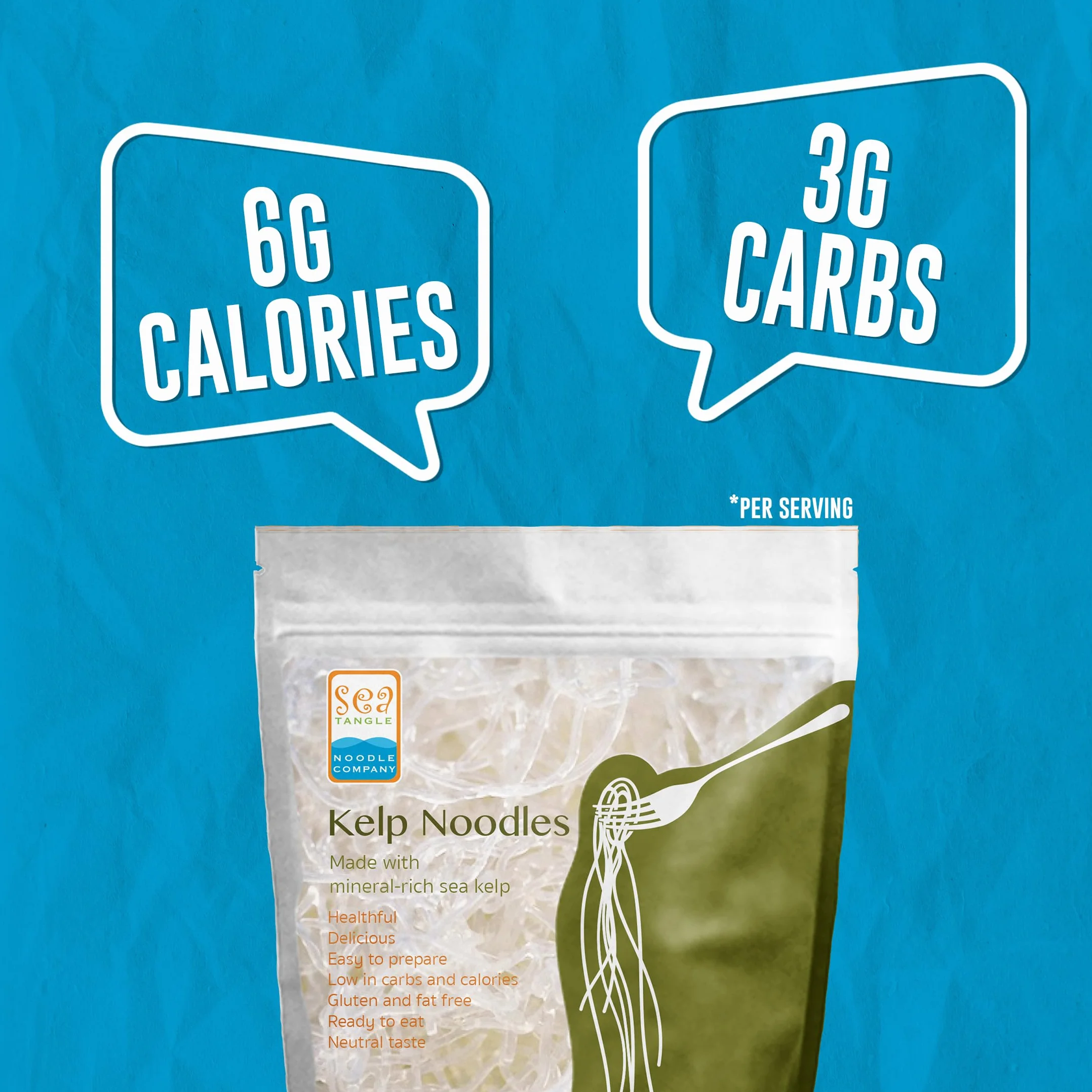 Sea Tangle Noodle Company, Kelp Noodles with Organic Green Tea, 340 g by SEA TANGLE NOODLE COMPANY