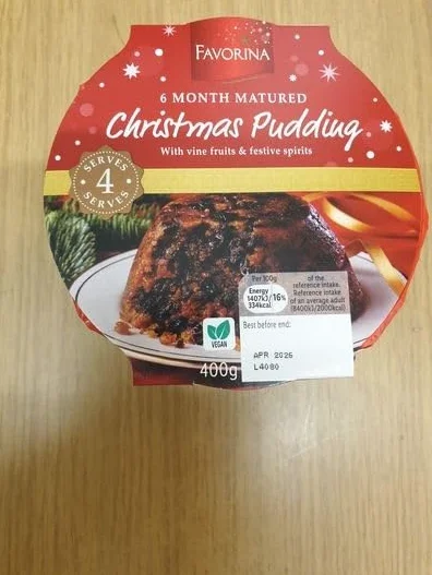 Pudding bożonarodzeniowy Tesco 400 g