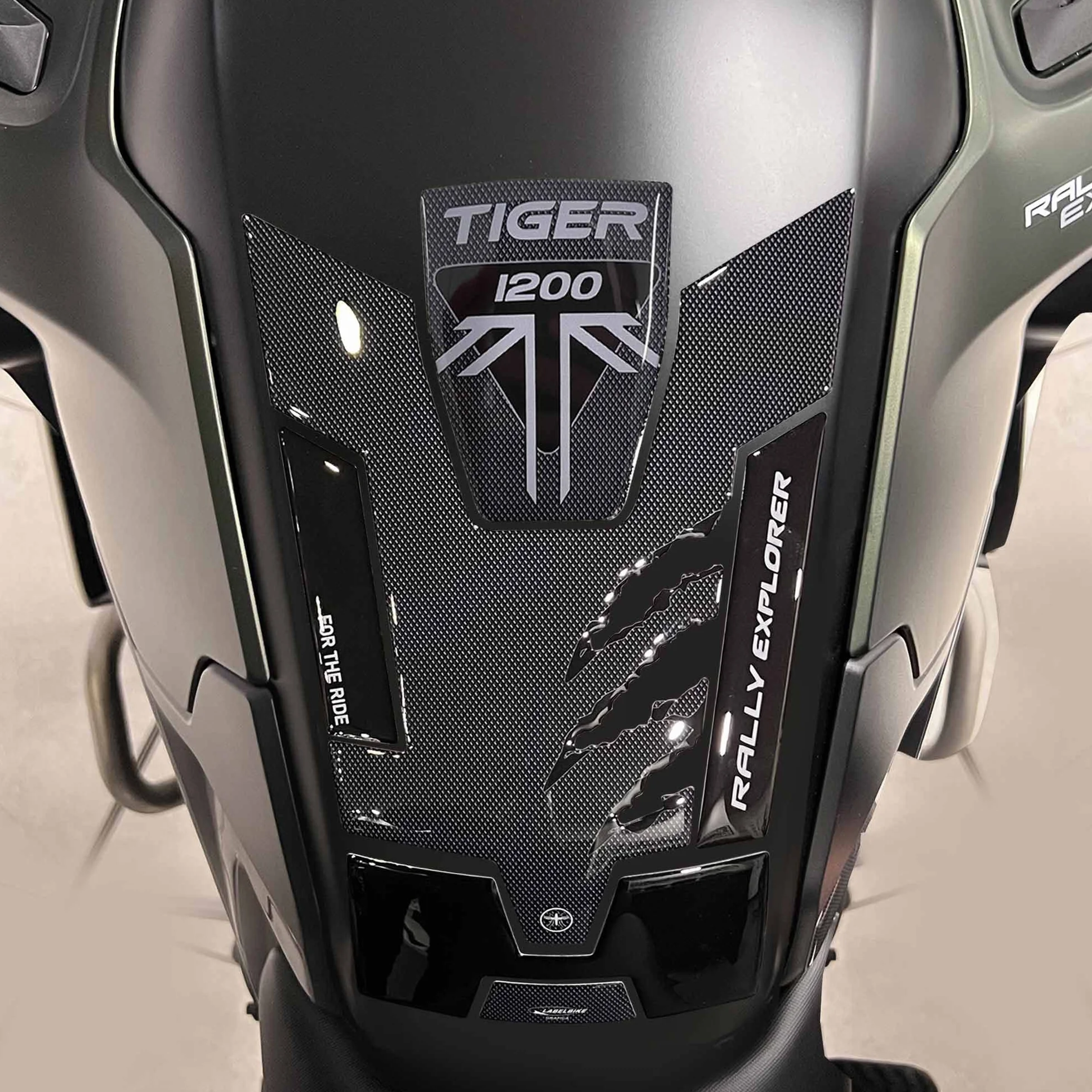 Naklejki 3D Ochrona Zbiornika Motocykla Triumph Tiger 1200 Rally Explorer 2022-2023