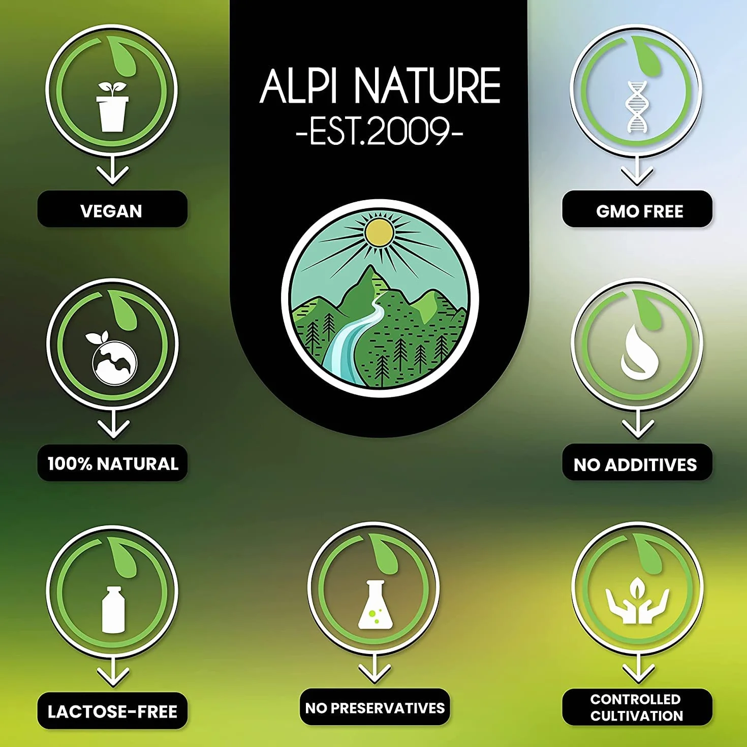 Alpi Nature Czarny Pieprz Tellicherry 250g, Całe Suszone Ziarna Czarnego Pieprzu Tellicherry