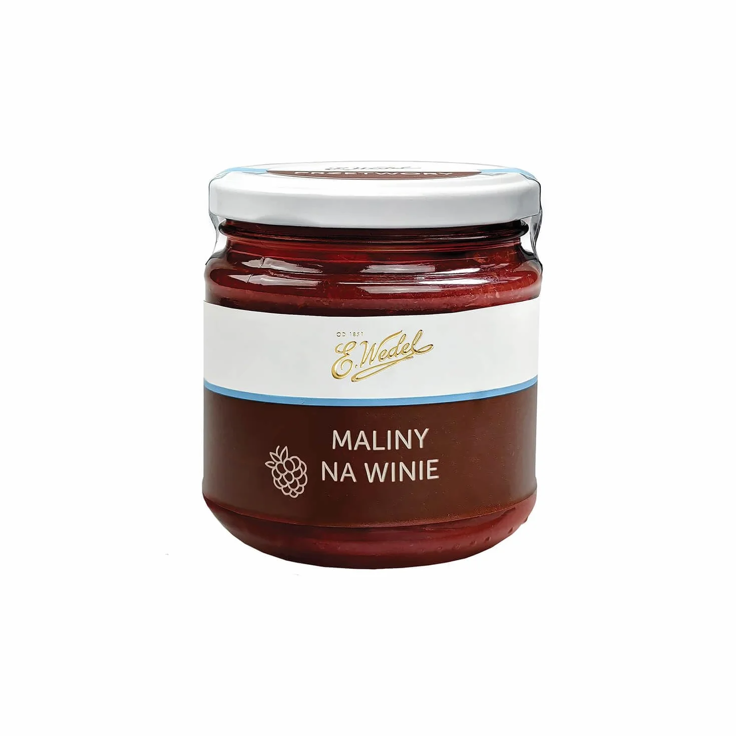 E.Wedel Maliny na winie 200 g Przetwory