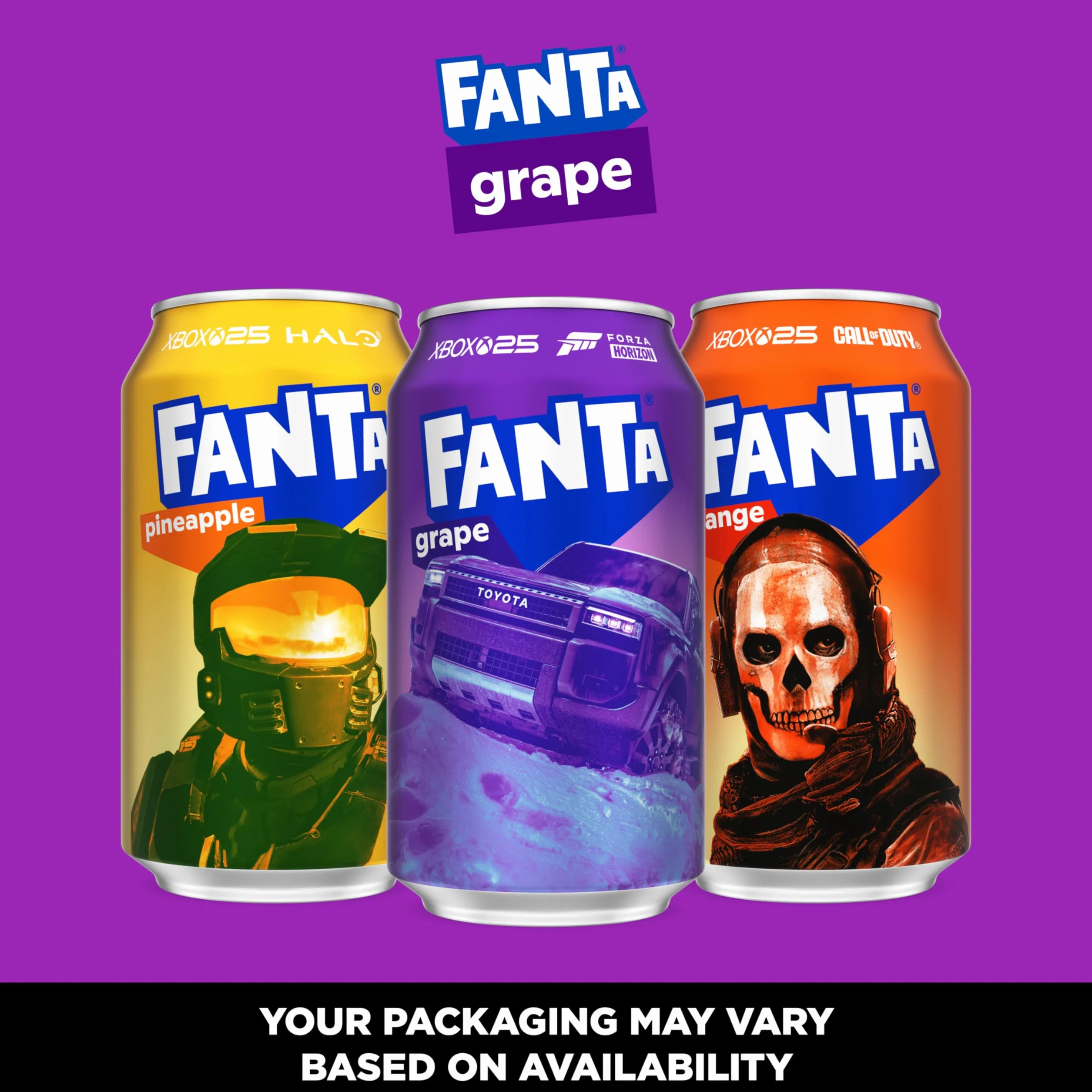 Fanta Grape 12 uncji (355 ml) - 24 opakowania