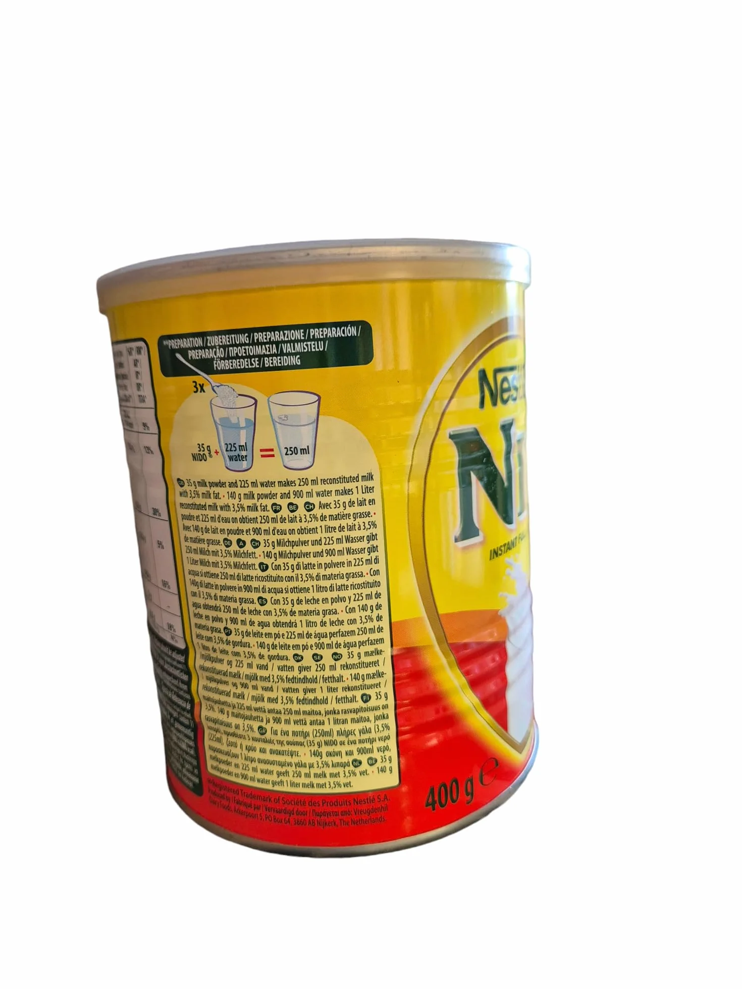 Minafood Zestaw 2 x NIDO Mleko w Proszku 400 g