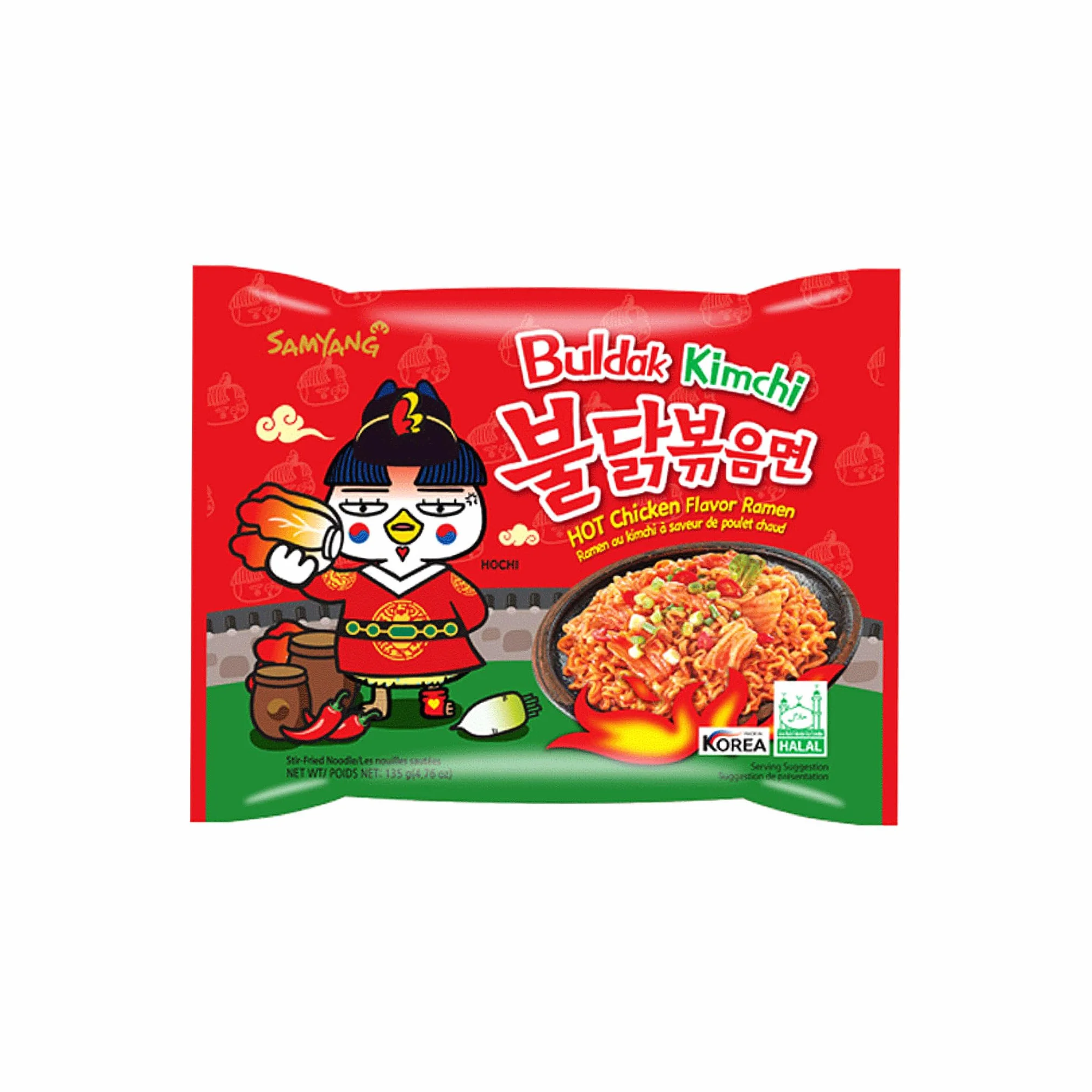 Makaron Instant Ramen Hot Chicken Kimchi marki Samyang 135g