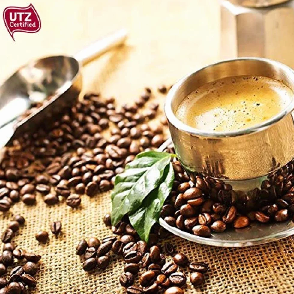 CAFES GUILIS DESDE 1928 AMANTES DEL CAFE Ekologiczne ziarna kawy Arabica naturalnie woskowane Artisan prażenie 1 kg