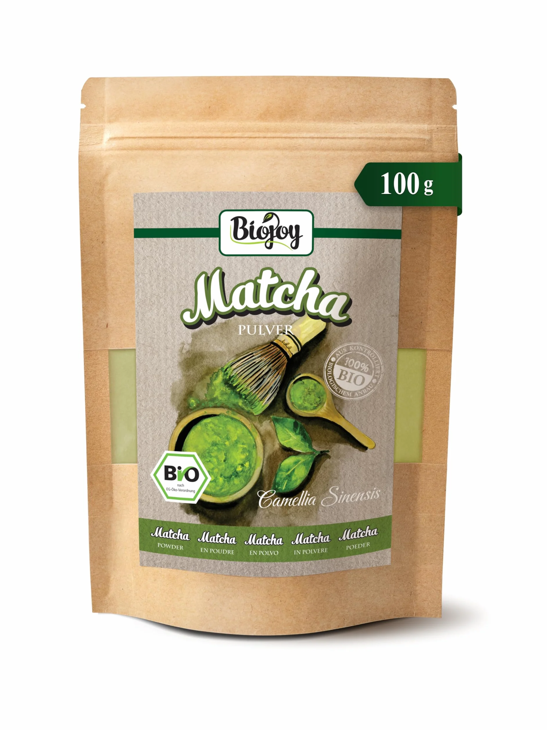 Biojoy Matcha zielona herbata w proszku 100 g