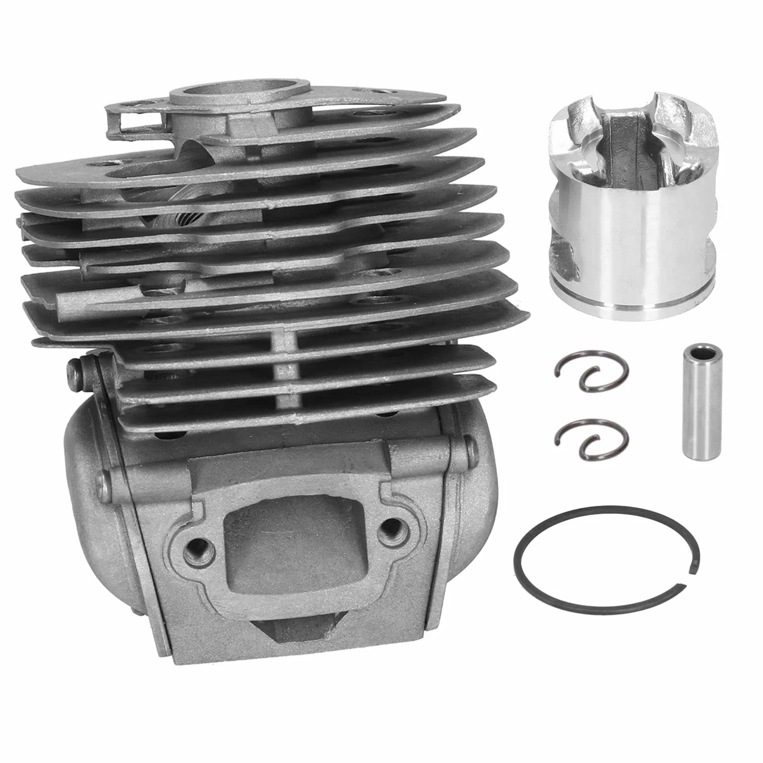 Zestaw Tłoka Cylindra 46mm do 555 560 562XP 575, Stop Aluminium, z Cylindrem, Tłokiem, Pierścieniami Tłokowymi