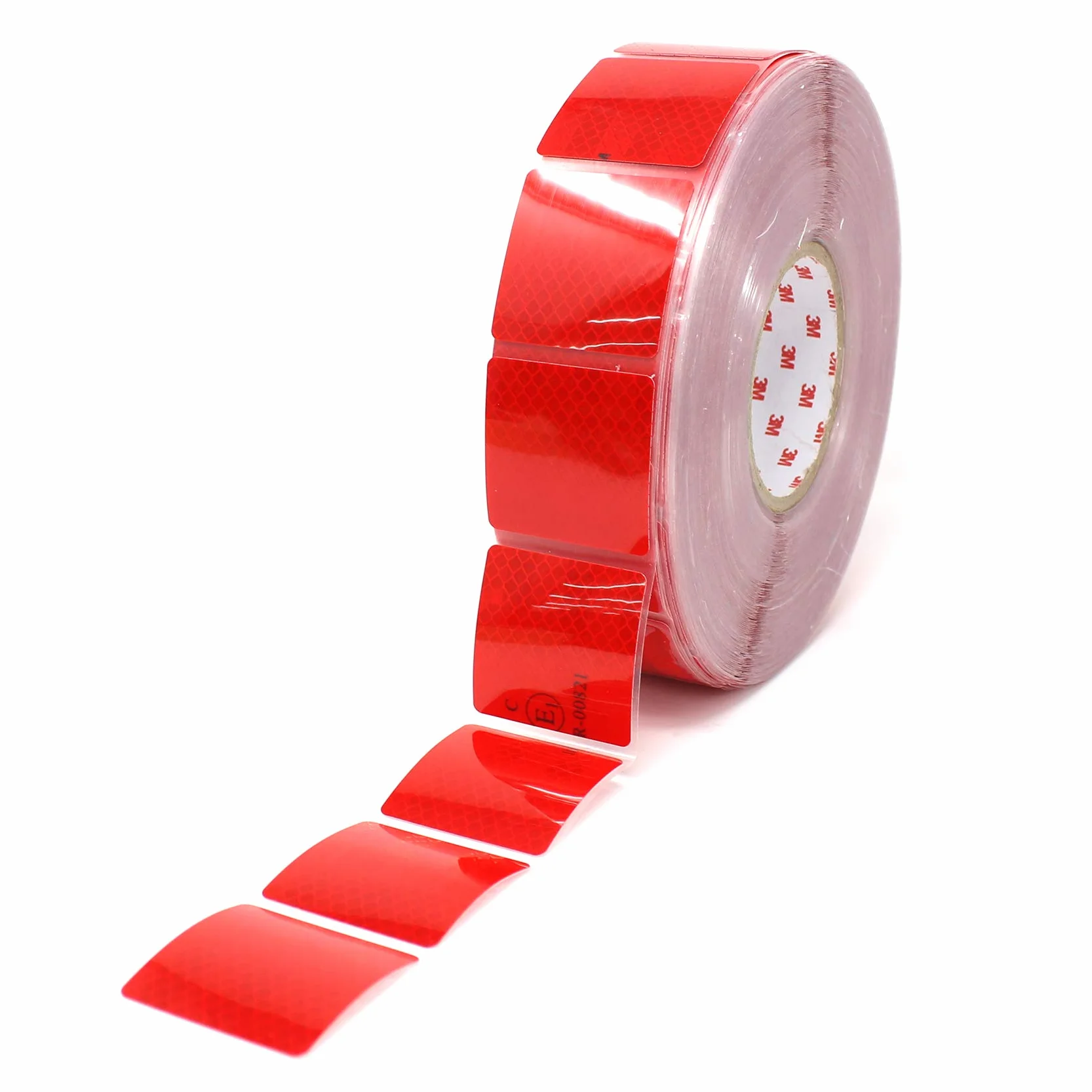 Folia odblaskowa 52 mm (3 metry, czerwona)