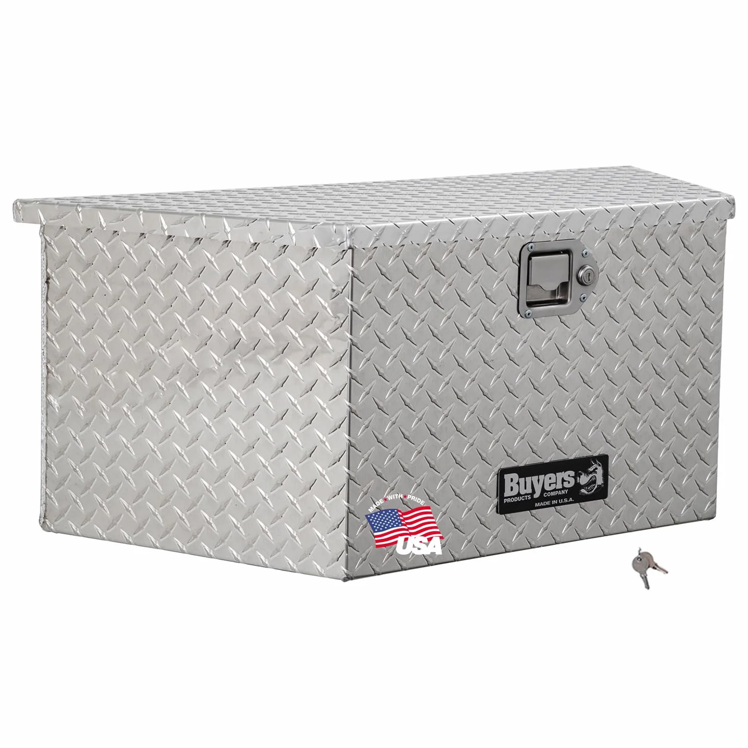 Buyers Products diamentowy profil aluminiowy przyczepa język ciężarówka pudełko 38 x 36 x 91 cm srebrny