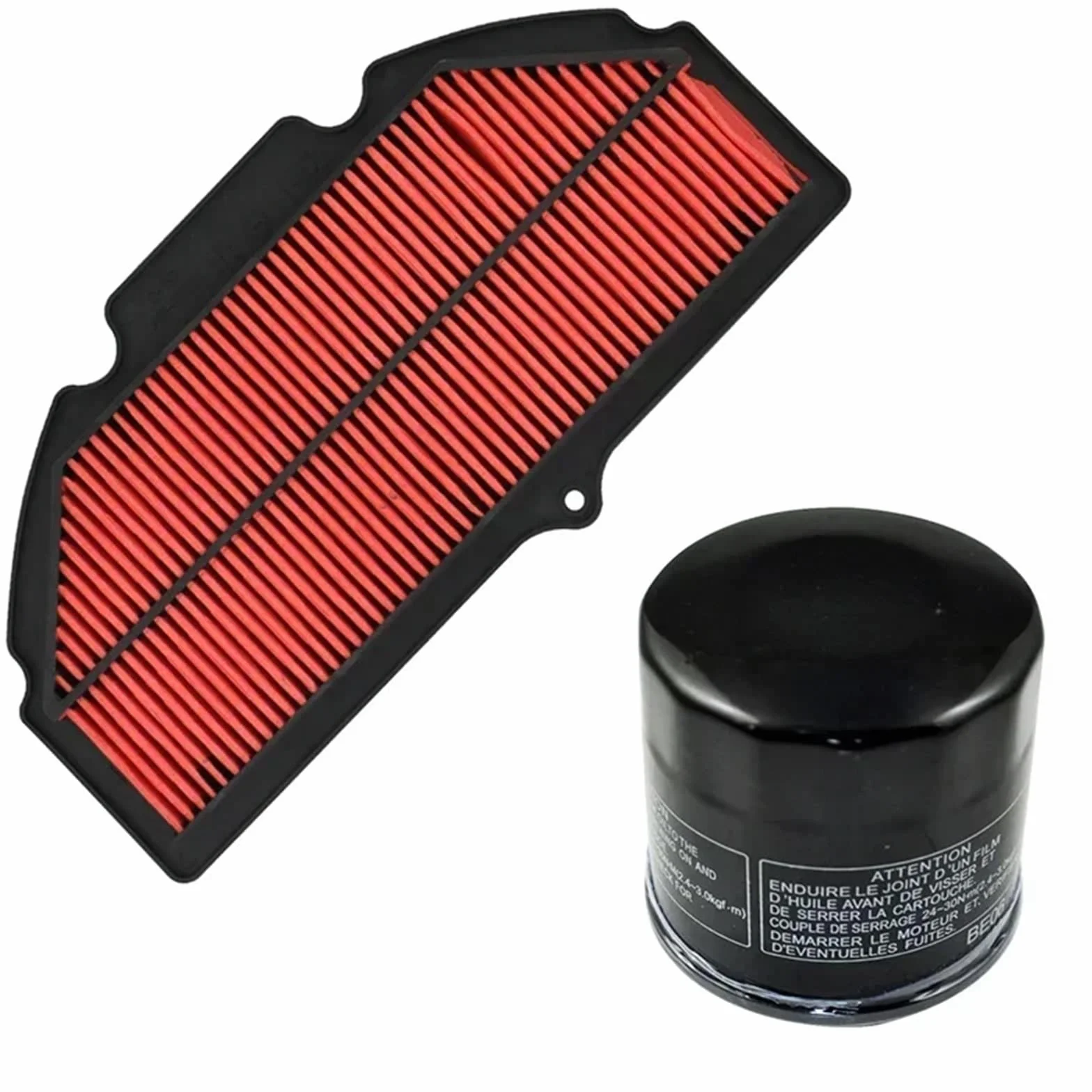 Wymiana Filtra Oleju Motocyklowego Pasuje do filtra oleju motocyklowego Suzuki GSXR1000 GSX-R1000 2009-2016 GSXS1000 GSX-S1000 2015-2024(Air oil filter)