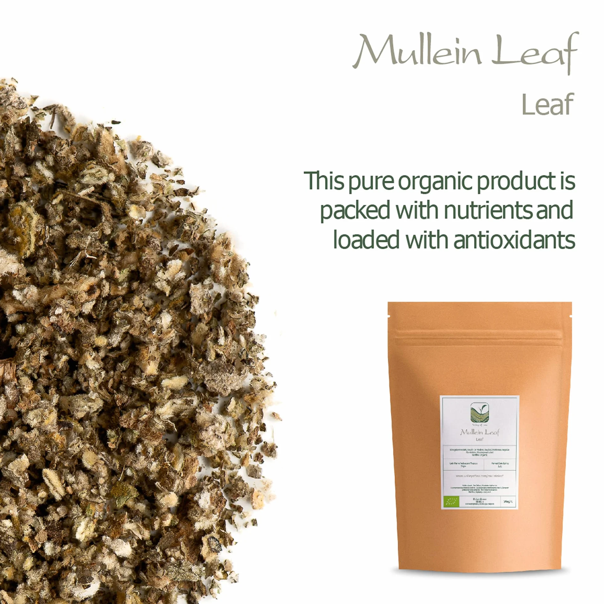Gordolobo Tea Verbascum Mullein Leaf Organic Herb