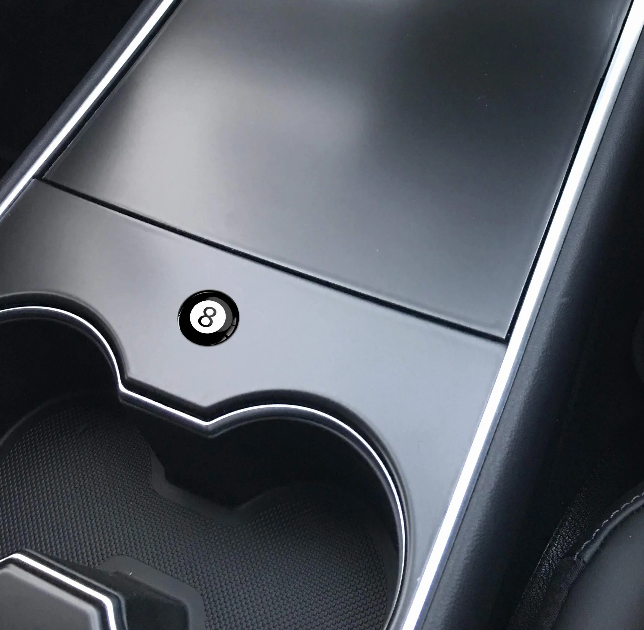 2 x 3D żelowe naklejki silikonowe naklejki bilard numer 8 gra logo emblemat emblemat samochód motocykl okna drzwi PC tablet laptop akcesoria do tuningu prezent JDM KS 40