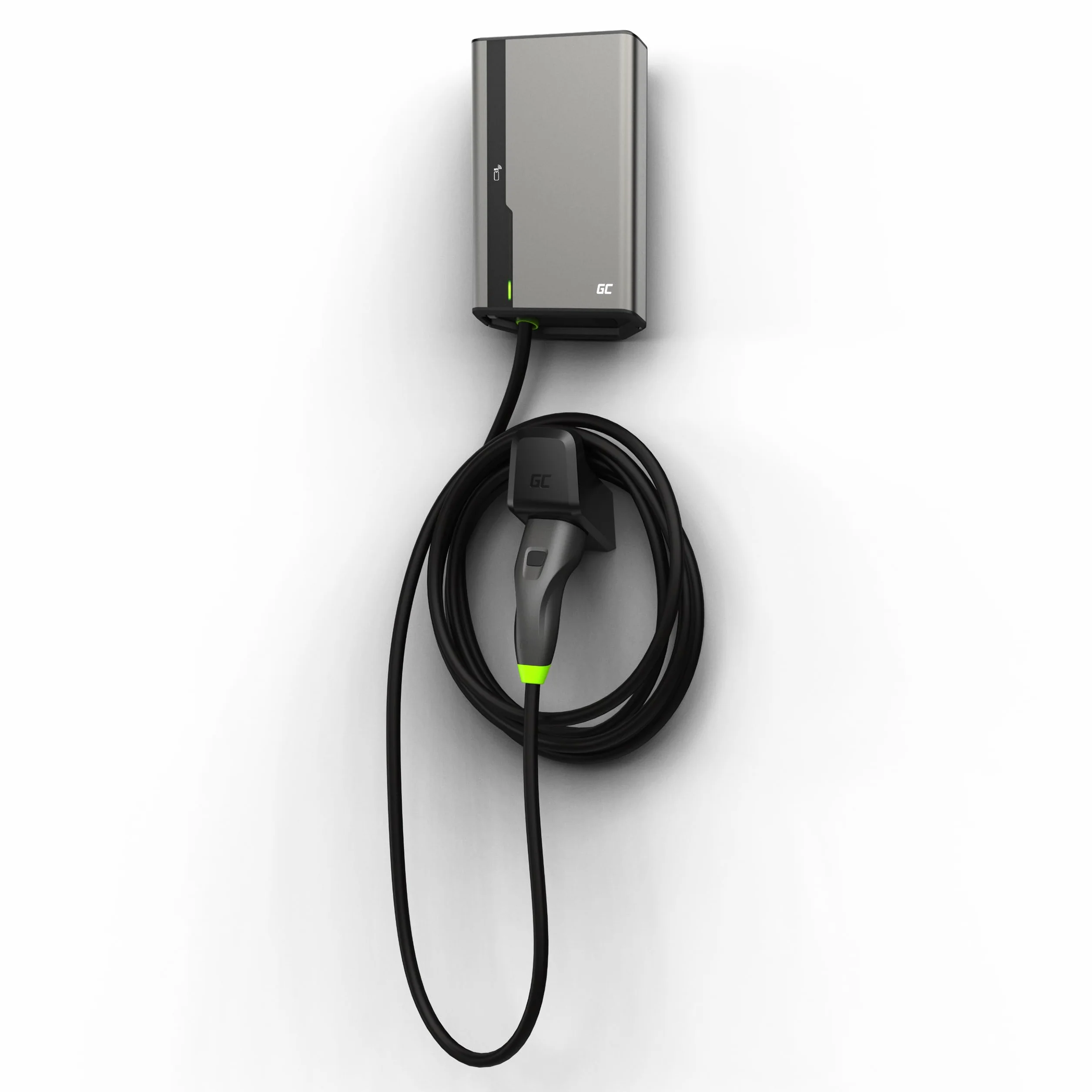 Green Cell Habu Holder – uchwyt ścienny do kabla ładującego EV, typ 2, do pojazdów elektrycznych, praktyczny uchwyt na kabel do zawieszenia i przechowywania, odporny na warunki atmosferyczne, nadaje