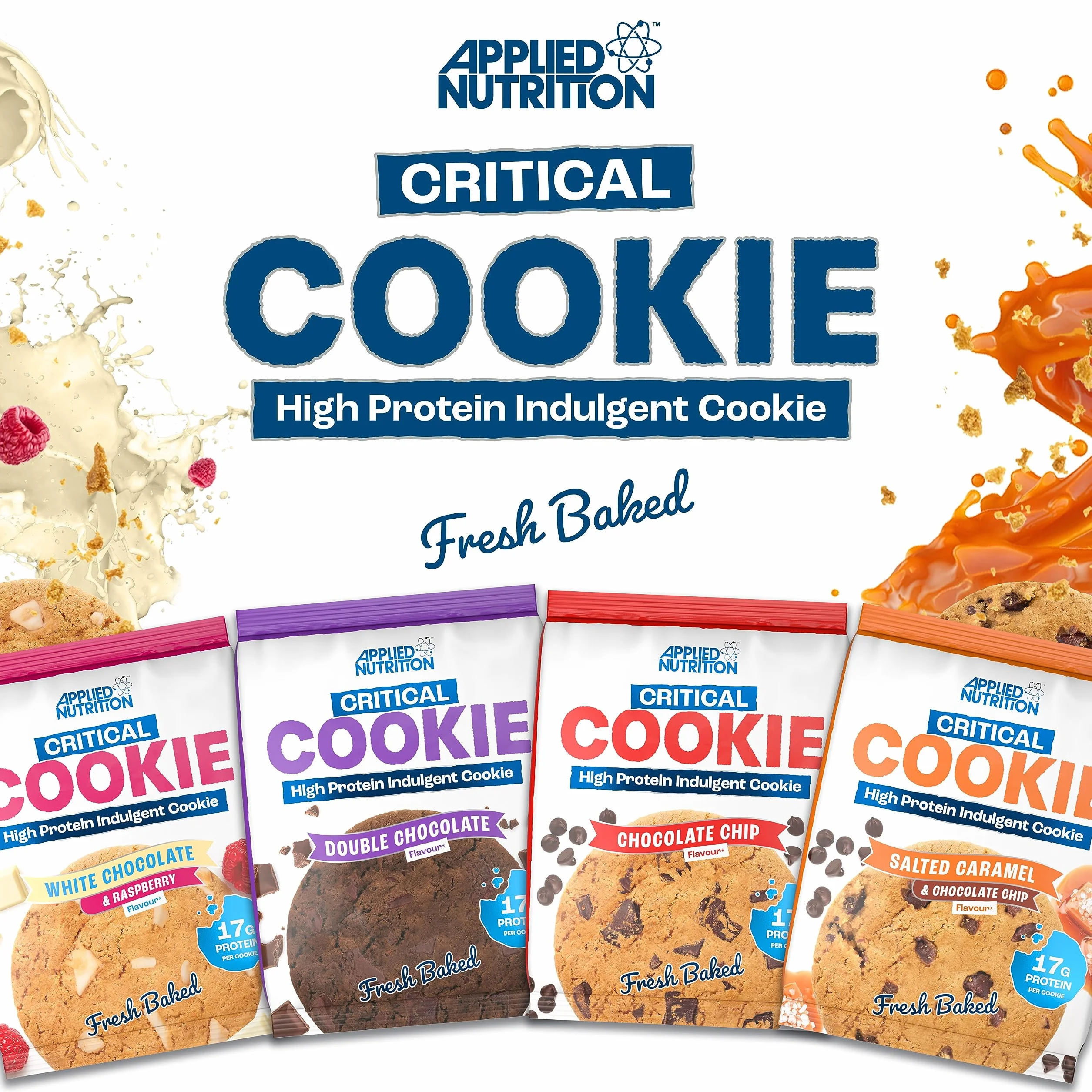 Applied Nutrition Protein Cookies Salted Caramel & Chocolate Chip 12X73g