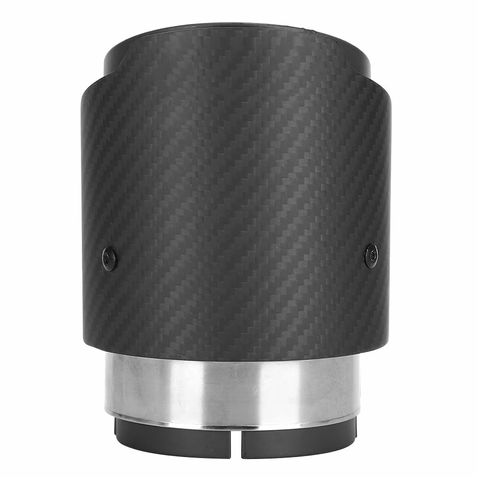 Tylna klapa wydechowa, wlot 80 mm Wylot 101 mm klapa tylna z włókna węglowego, prosta, matowa końcówka rury wydechowej, pasuje do CX5 CX4 (matowa czerń)