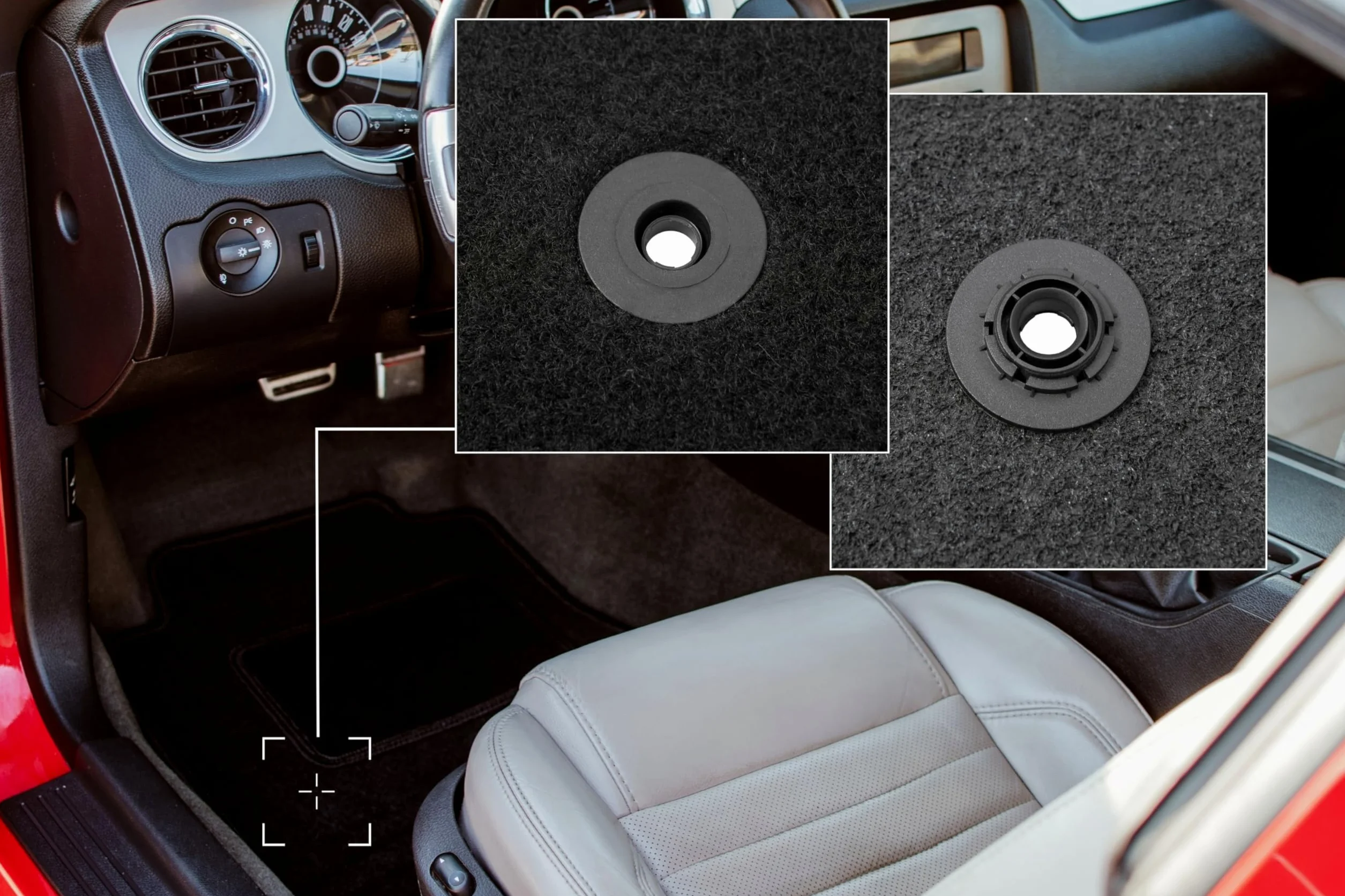 Czarny dopasowany dywanik kierowcy, pasuje do: Citroen C5 III X7 liftback, limuzyna, kombi, Tourer (2008-2017) wycieraczka strona kierowcy welurowe dywaniki samochodowe