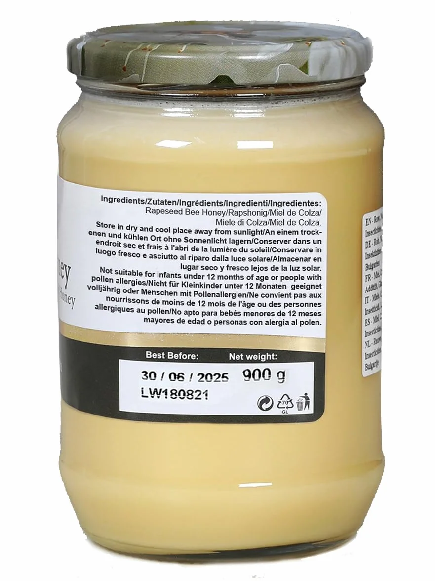 Miód rzepakowy kremowy 900 g