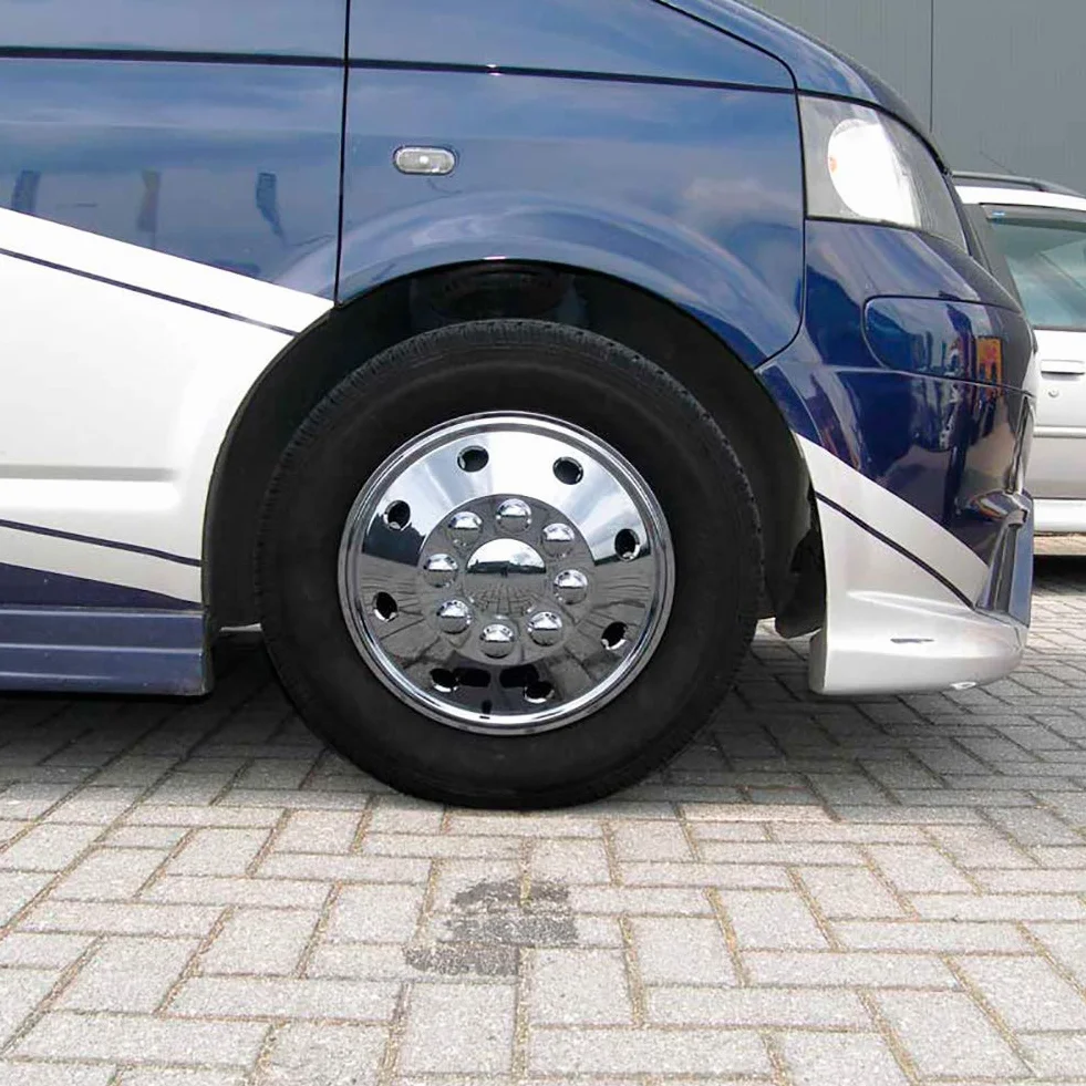 Auto-Style Zestaw Kołpaków Ozdobnych Srebrny 15"